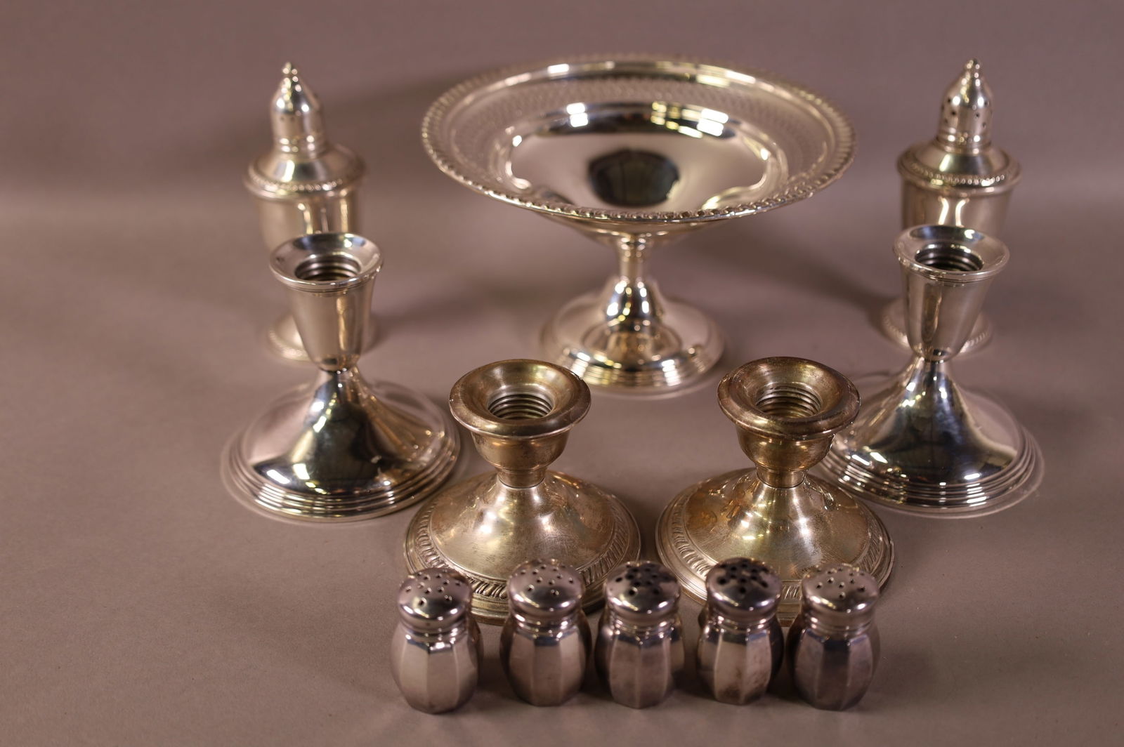 LOT OF WEIGHTED STERLING SILVER (1 of 2)