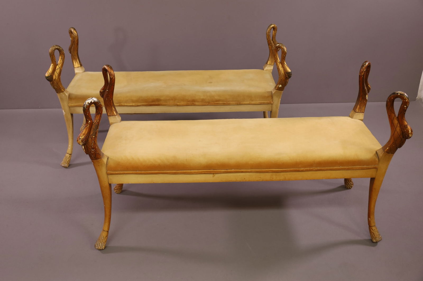 PAIR OF ITALAIN STYLE WINDOW BENCHES (1 of 4)