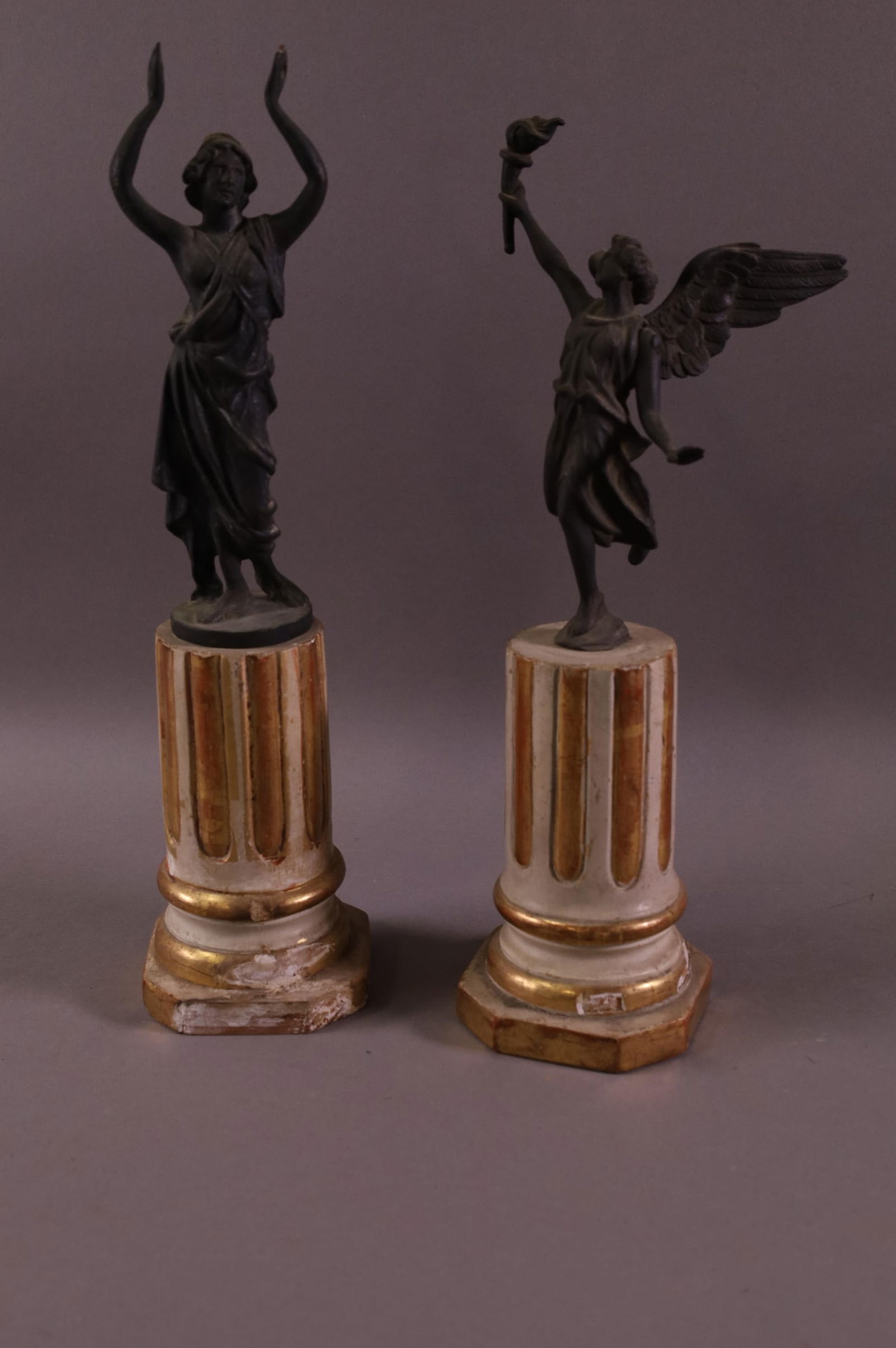 TWO SMALL CABINET FIGURES (1 of 3)