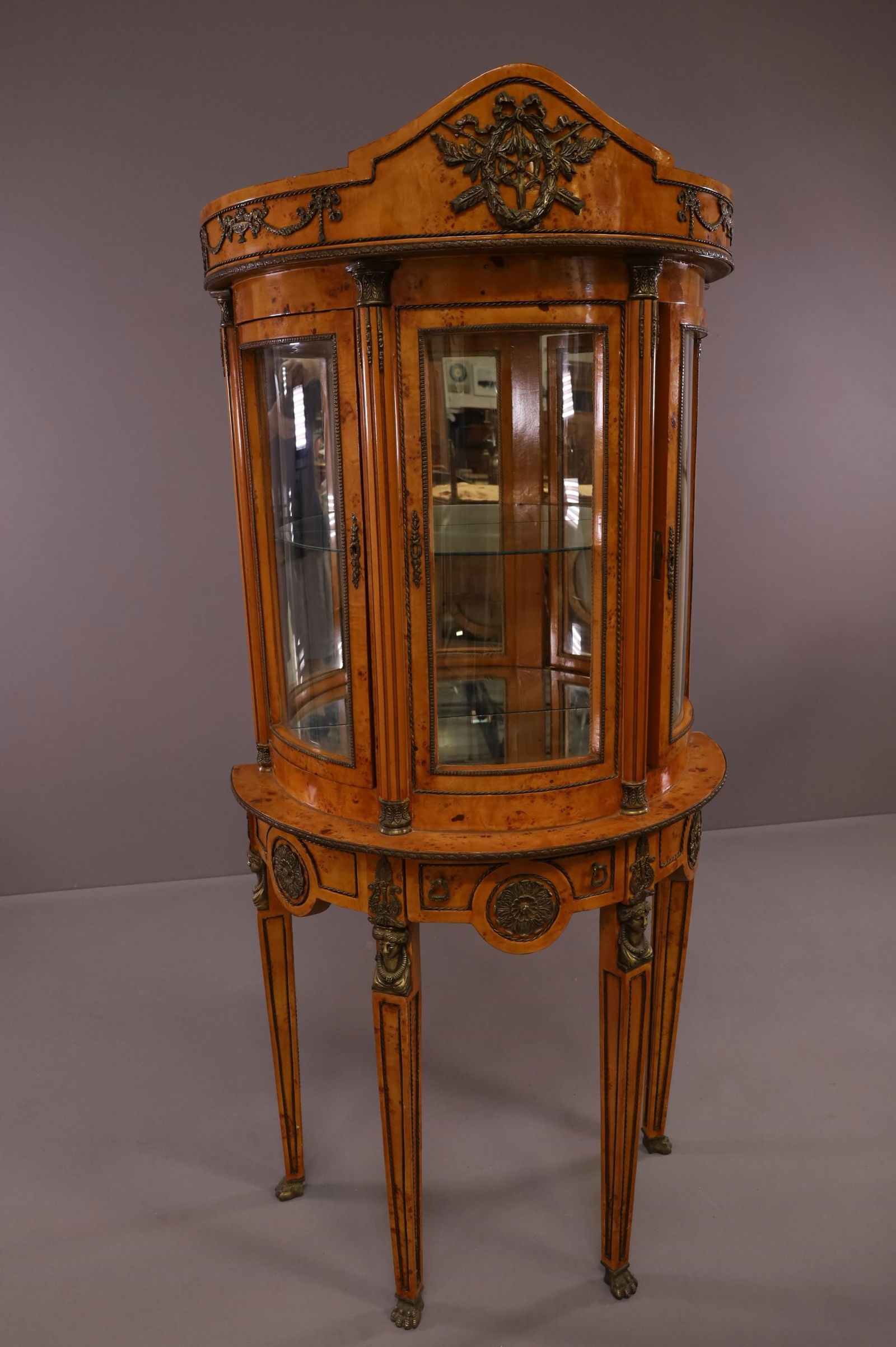 FRENCH STYLE CURIO CABINET (1 of 3)