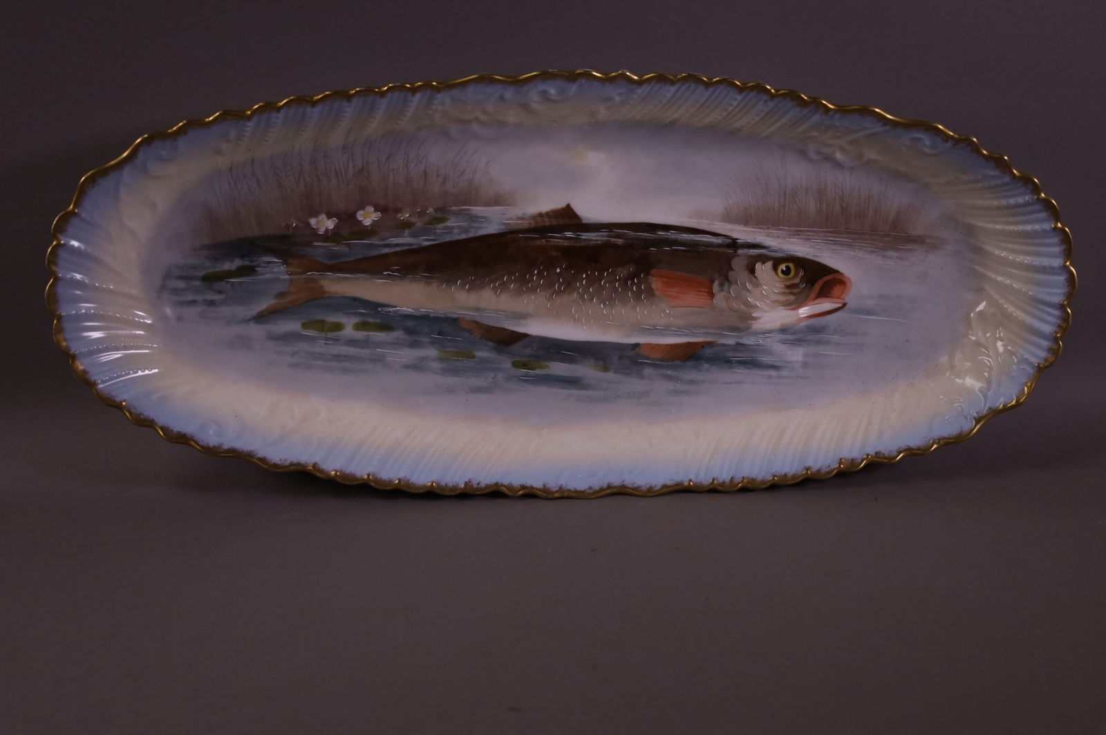LIMOGES FRANCE HAND PAINTED PLATTER (1 of 3)