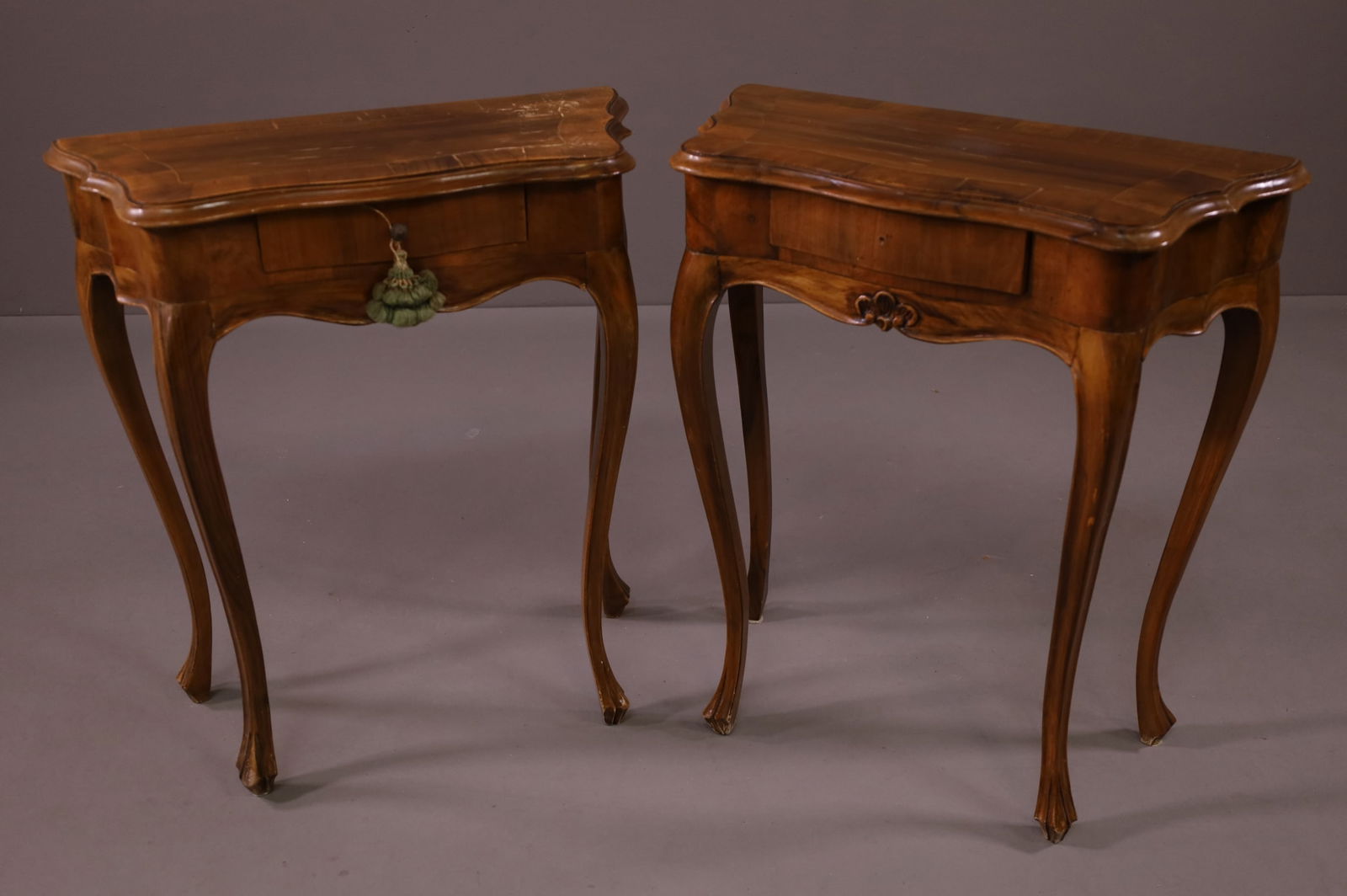 PAIR OF ITALIAN SIDE TABLES (1 of 4)