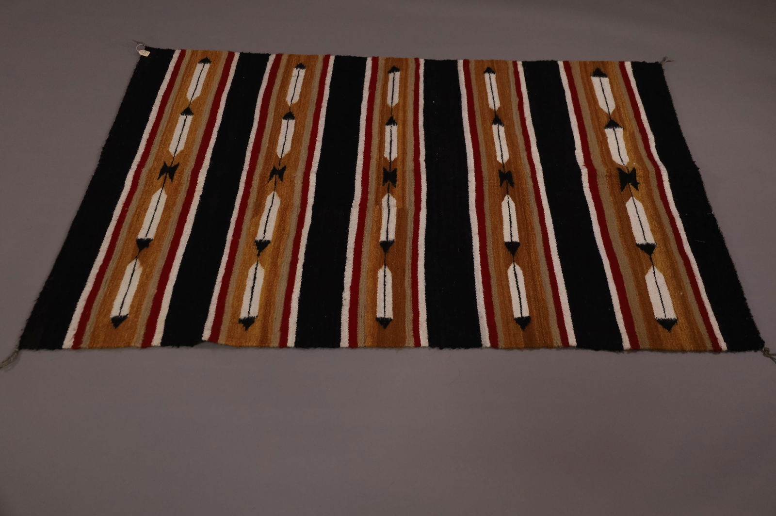 NATIVE AMERICAN RUG: TSAYATOH TRADING POST FROM CORTEZ CO. HANDMADE NAVAJO NATIVE AMERICAN RUG. 61" x 42"