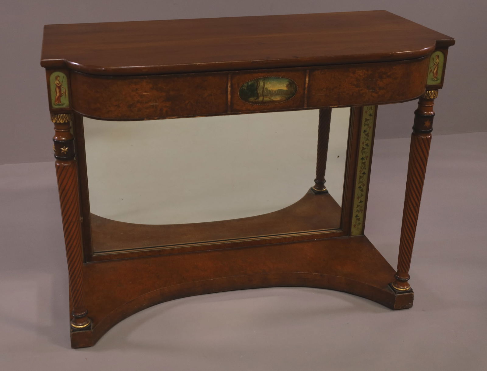 1930'S HAND PAINTED CONSOLE OR HALL TABLE (1 of 3)