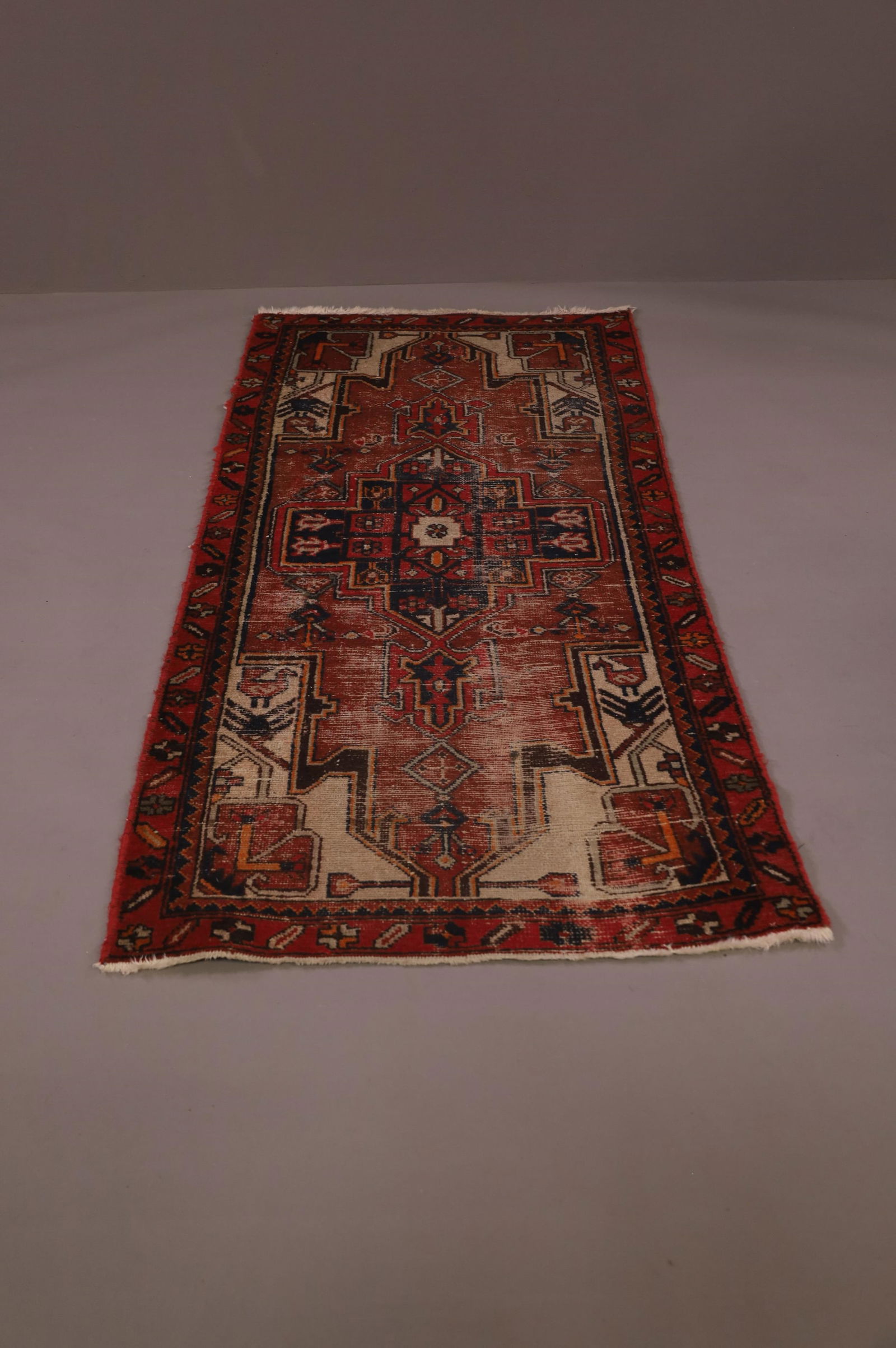 APPROX 6' x 2' 11" HANDMADE WOOL RUG (1 of 3)