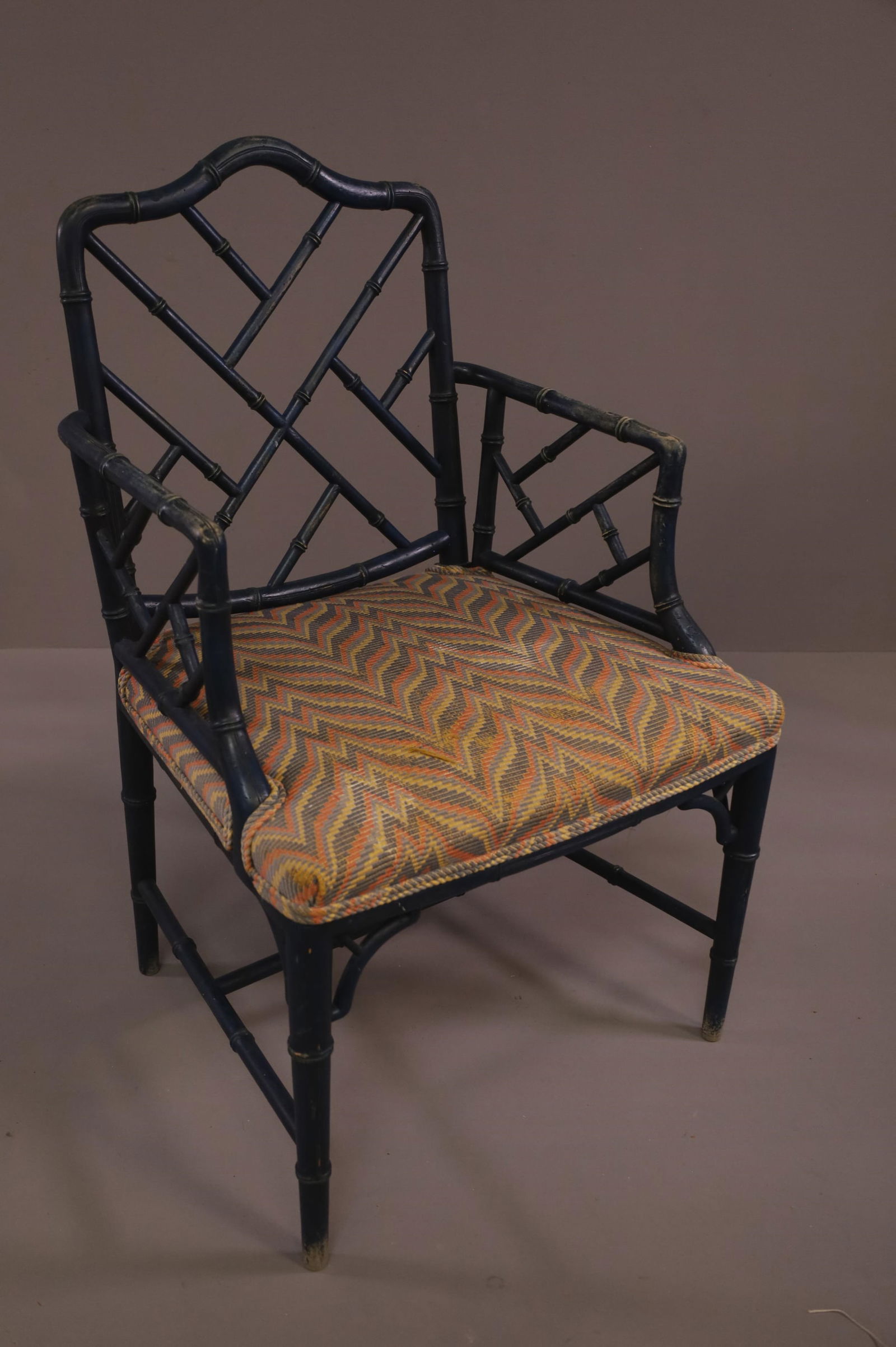 FAUX BAMBOO ARMCHAIR (1 of 2)