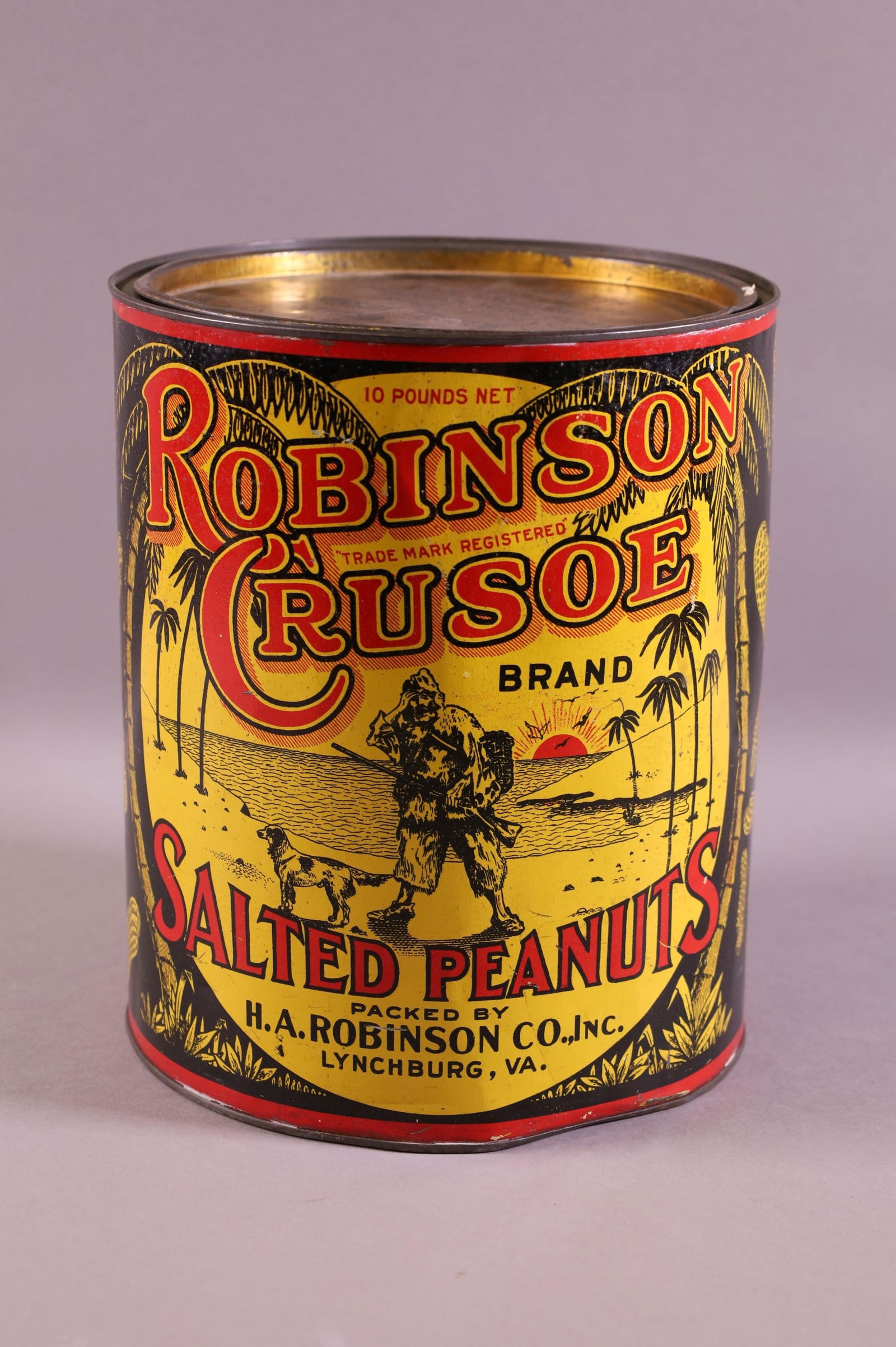 ROBINSON CRUSOE PEANUT TIN (1 of 2)