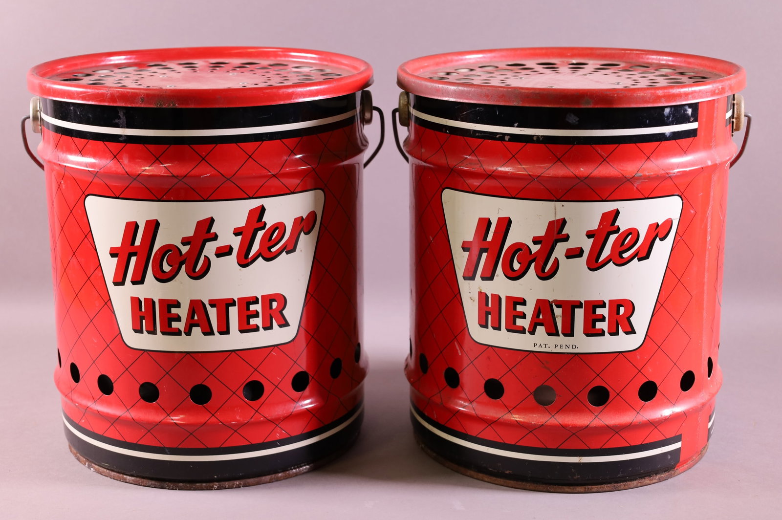 TWO LARGE HOT-TER HEATER CANS (1 of 3)