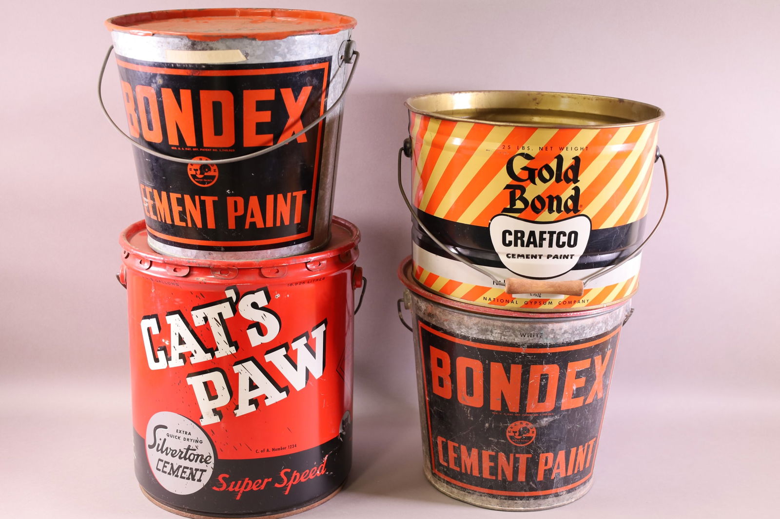FOUR PAINT PAILS (1 of 3)