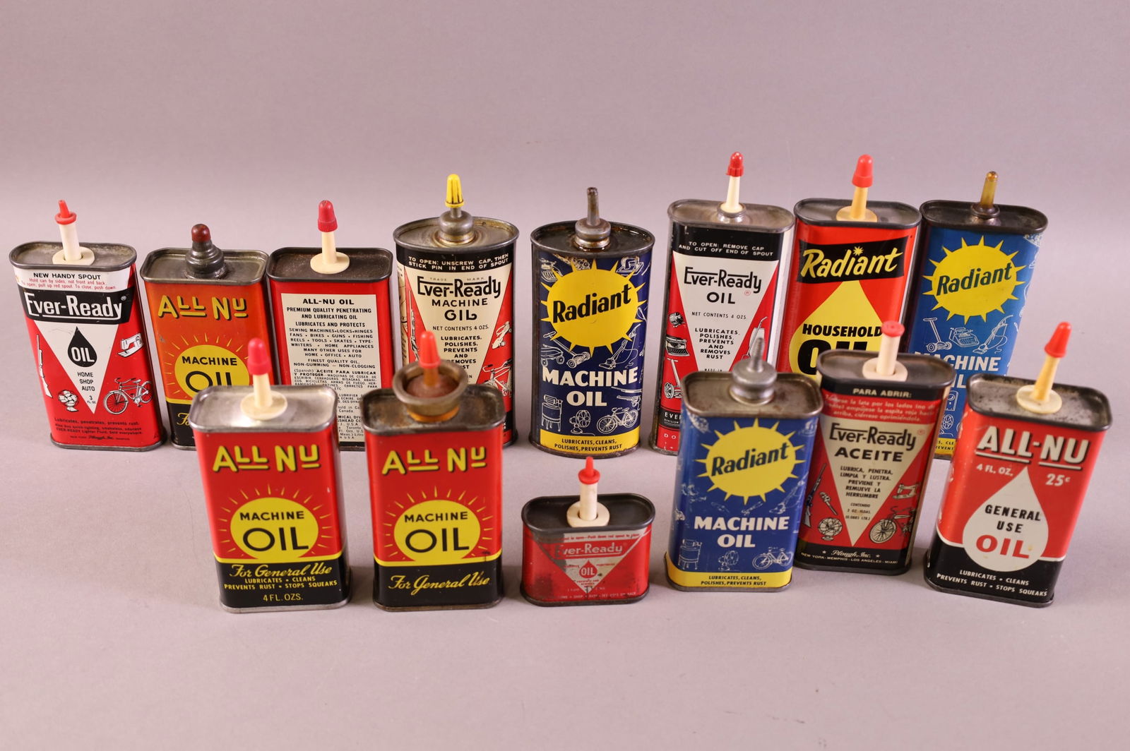 14 MACHINE OIL CANS (1 of 1)