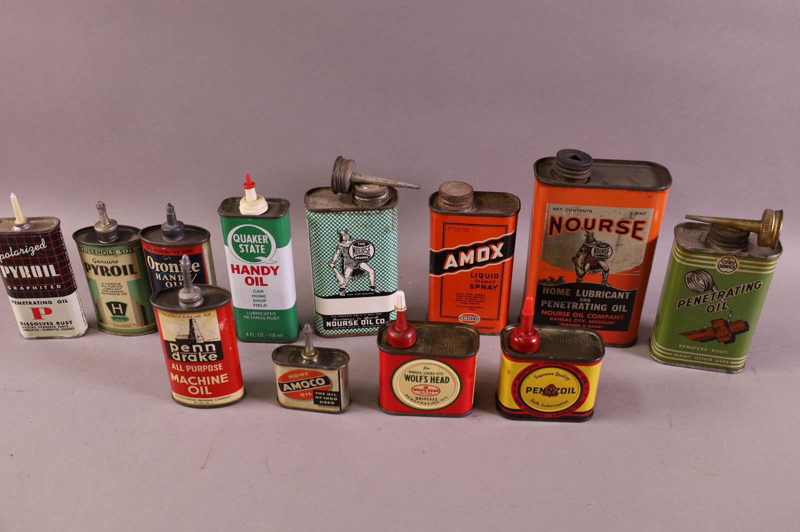 12 HANDY OILER CANS (1 of 1)