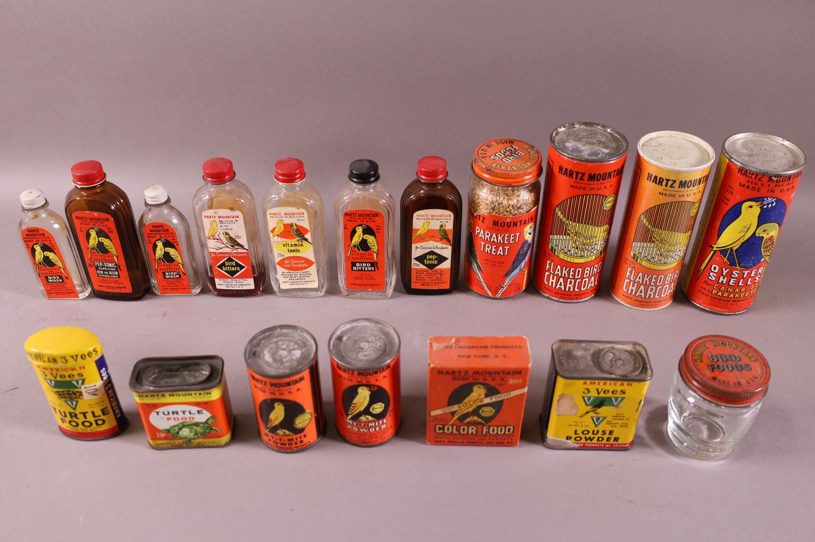 VINTAGE HARTZ & 3 VEES BIRD RELATED ITEMS (1 of 1)