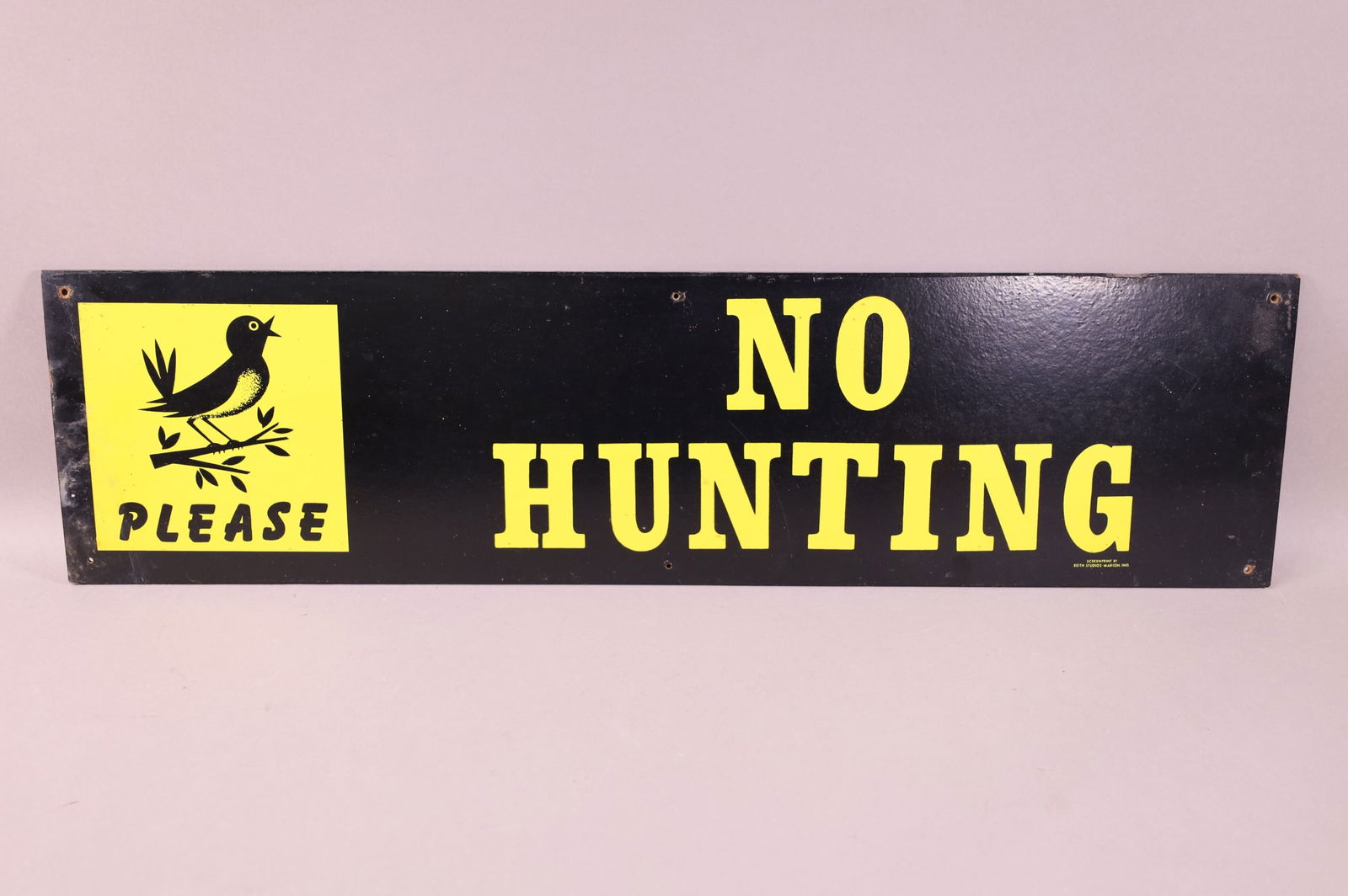 No Hunting Sign Auction