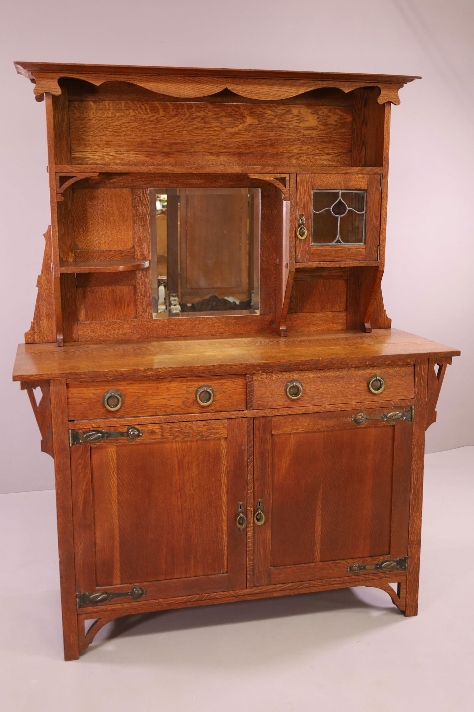 ENGLISH ARTS & CRAFTS HUTCH (1 of 3)