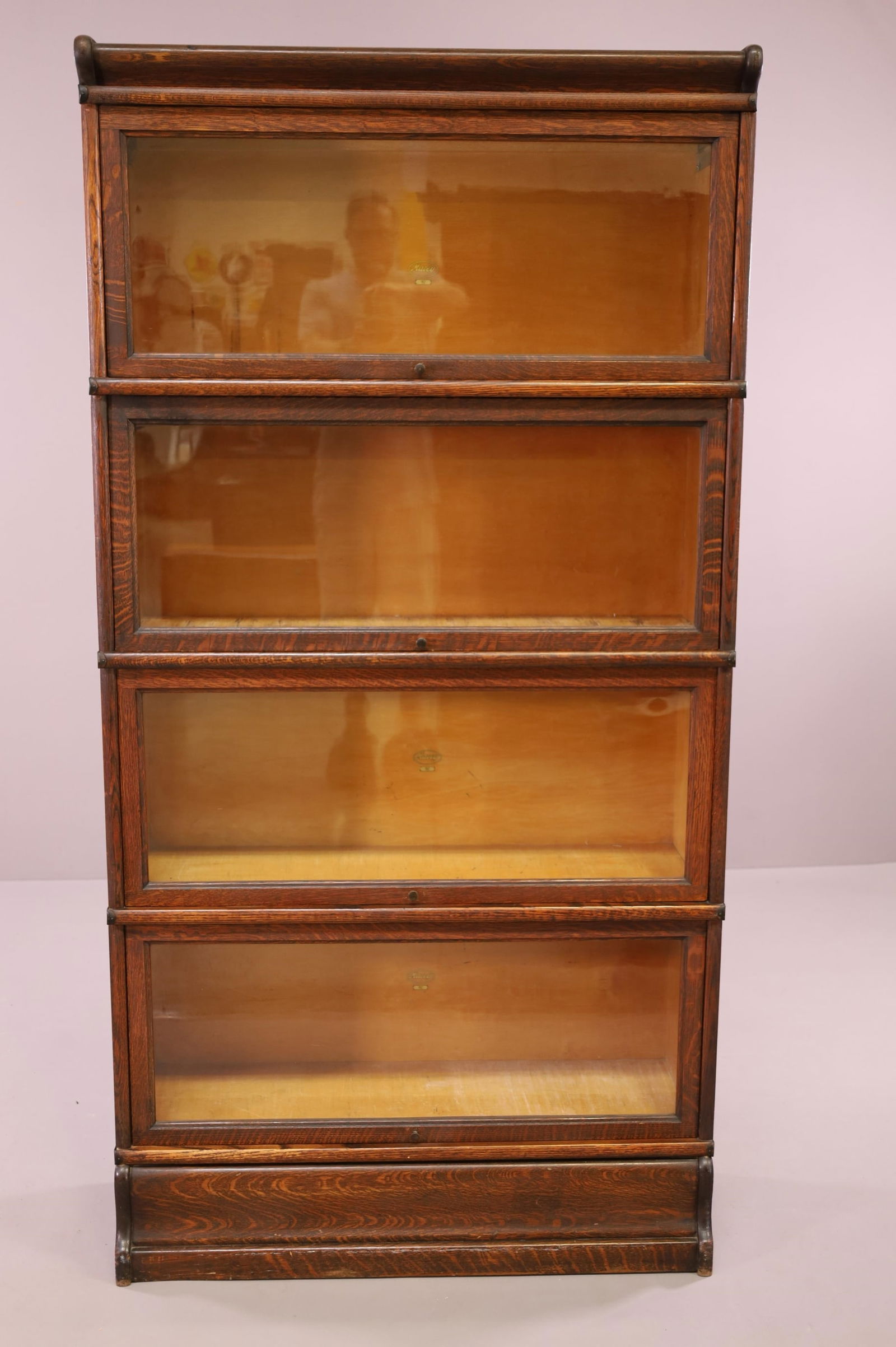 MACEY 4 STACK OAK LAWYER'S BOOKCASE (1 of 3)