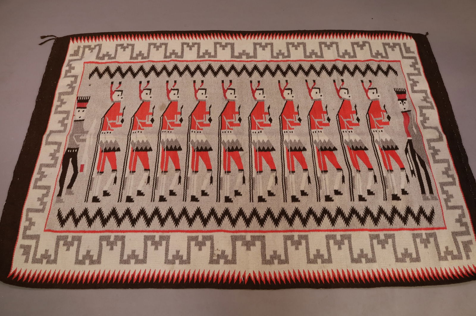 LARGE NAVAJO YEI RUG (1 of 4)