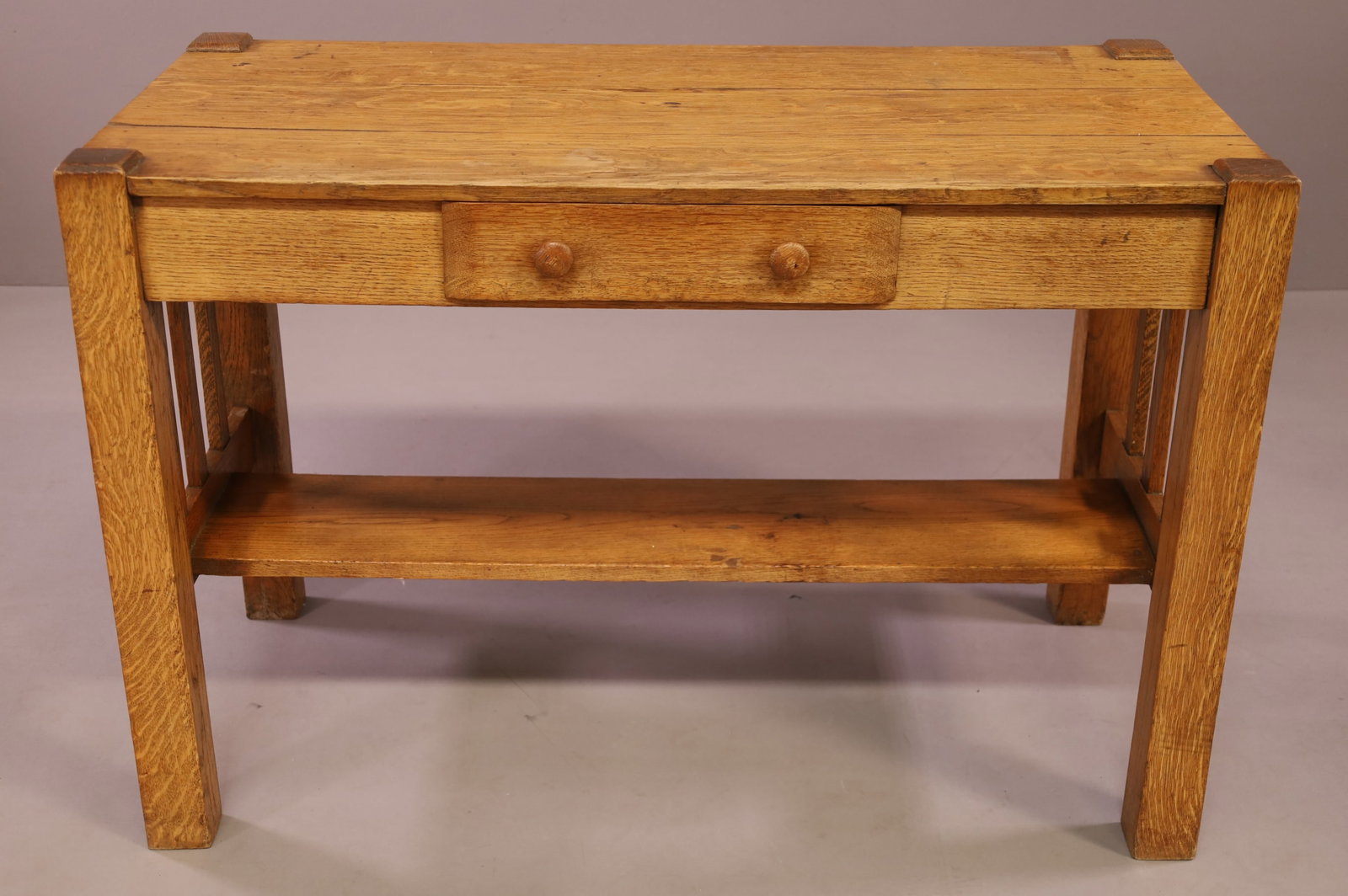 ARTS & CRAFTS OAK DESK (1 of 3)