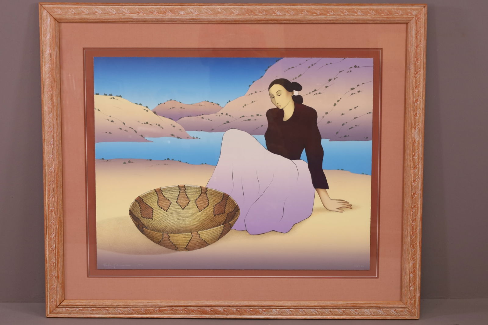 RC GORMAN "WOMAN FROM SAN JUAN" LITHOGRAPH (1 of 3)