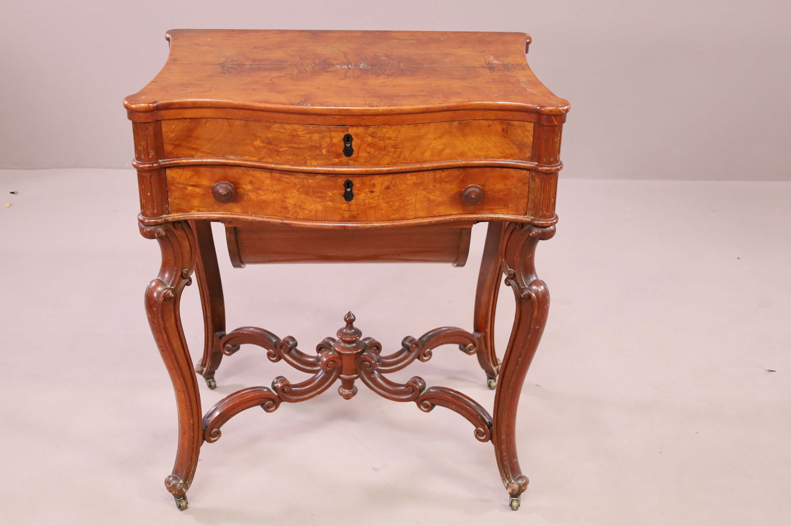 19TH CENTURY WALNUT VANITY (1 of 5)