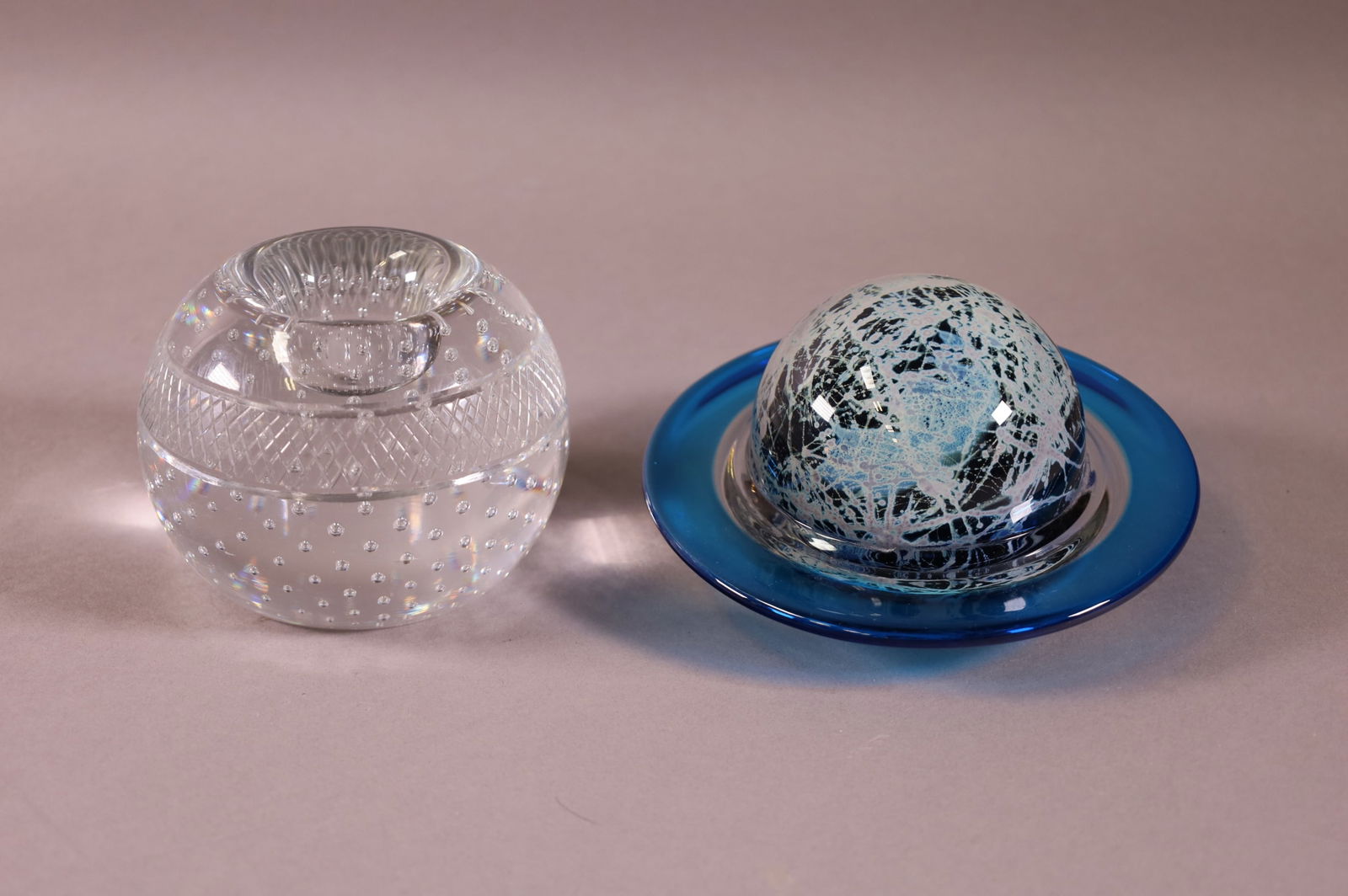 TWO PIECES OF ART GLASS (1 of 3)