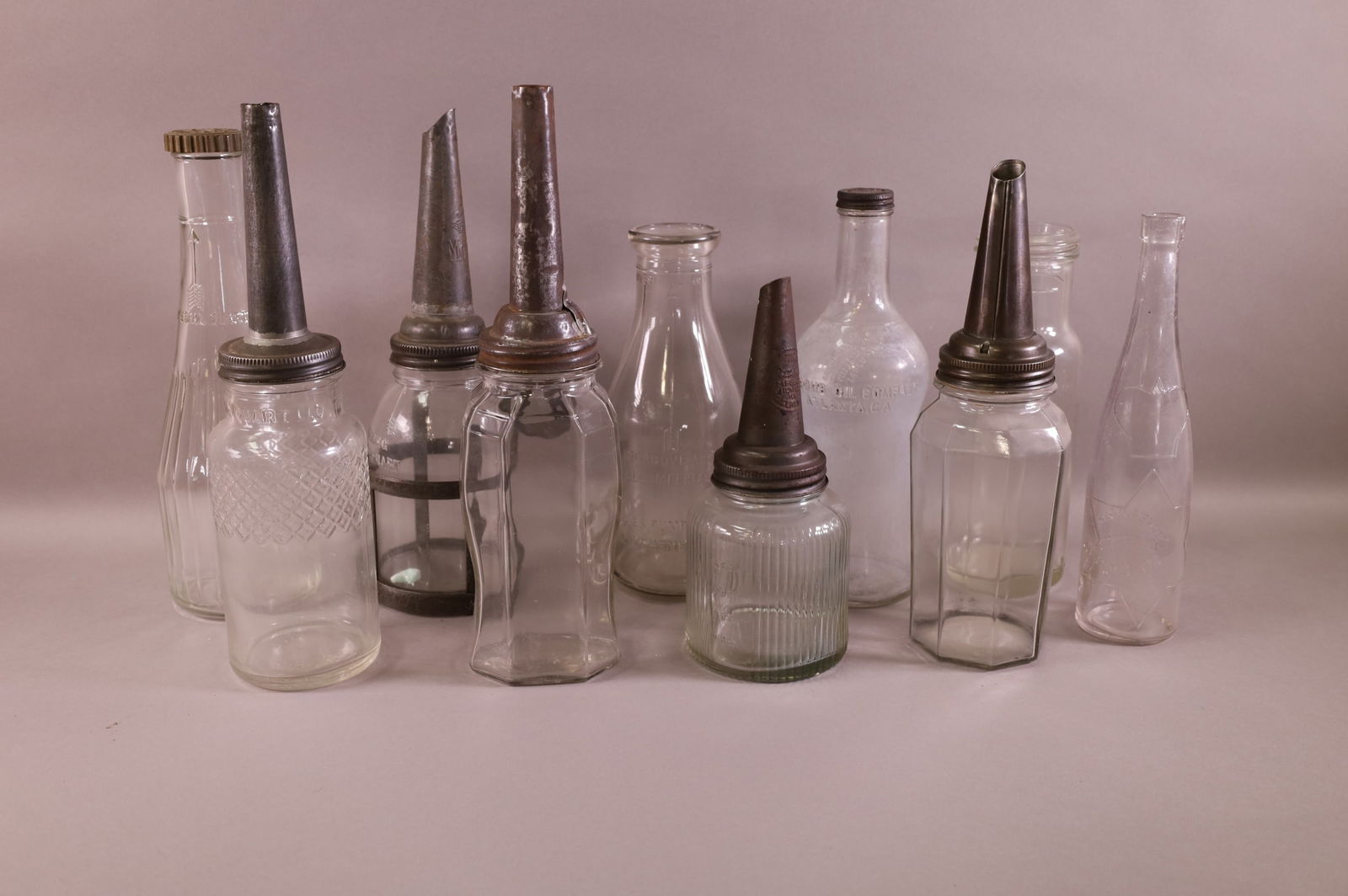 10 MISC. OIL BOTTLES (1 of 2)