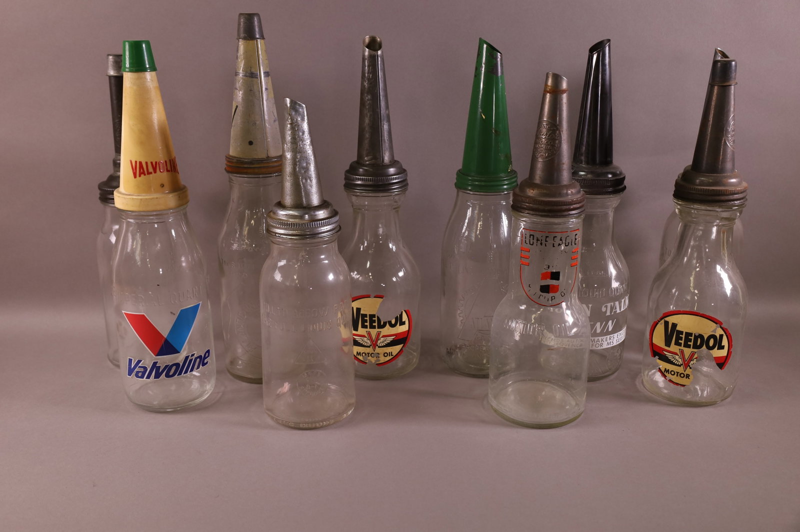 10 MISC OIL BOTTLES (1 of 2)