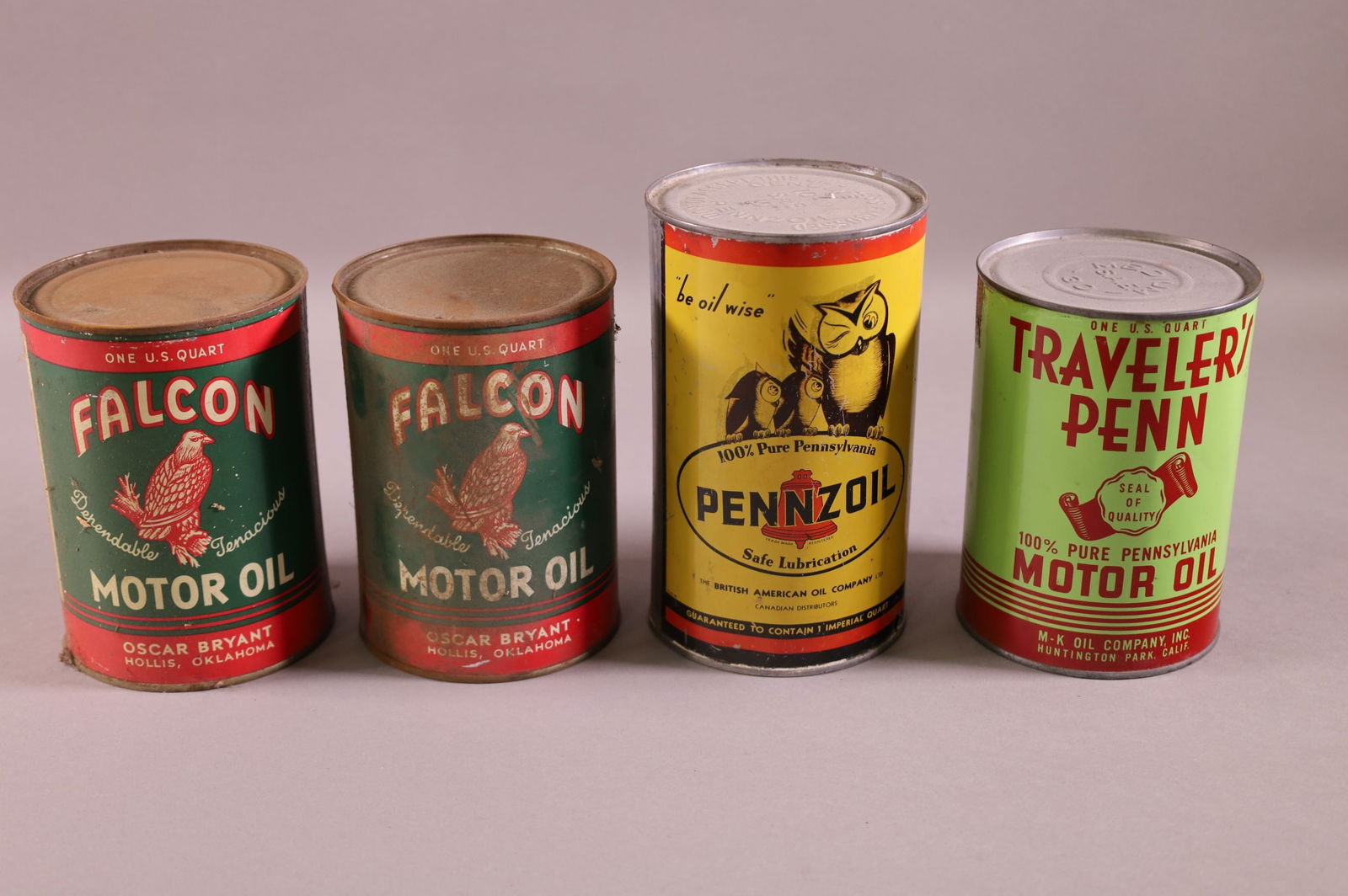 4 OIL CANS (1 of 4)