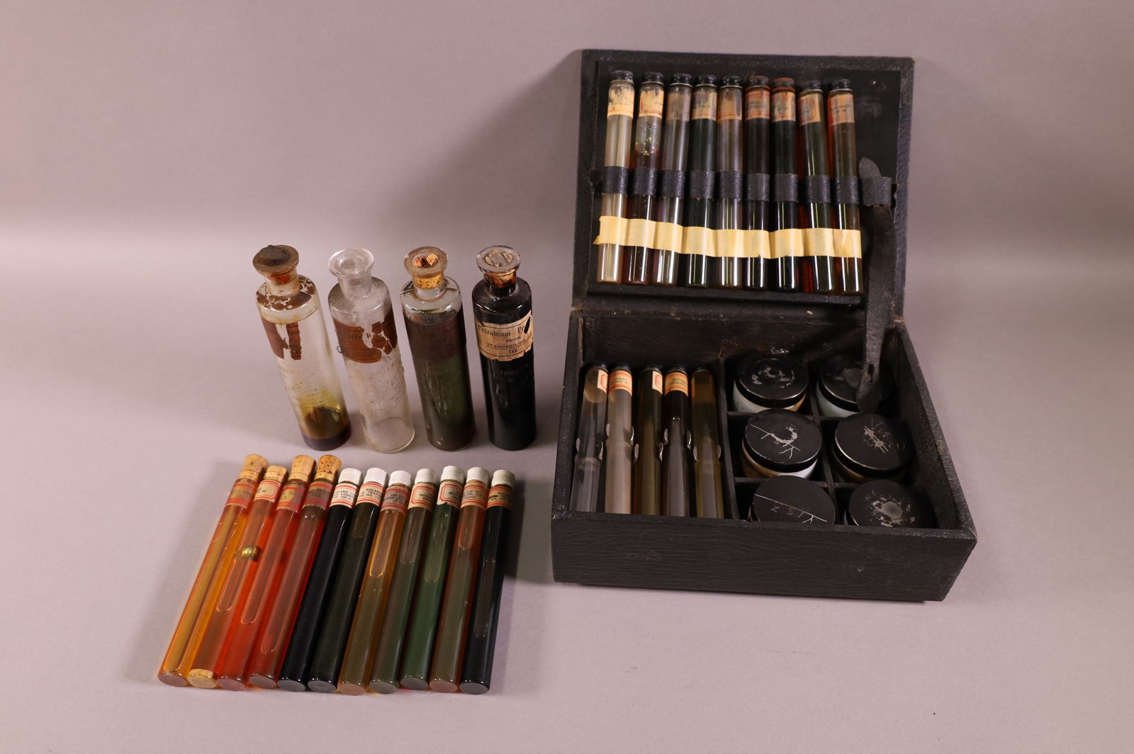 STANDARD OIL SALESMAN SAMPLE OIL BOTTLES (1 of 4)