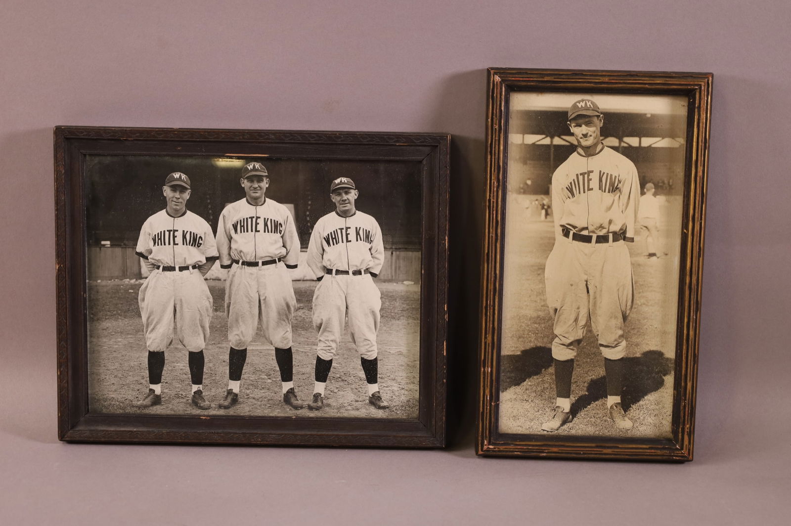 2 ANTIQUE BASEBALL PLAYER PRINTS (1 of 4)