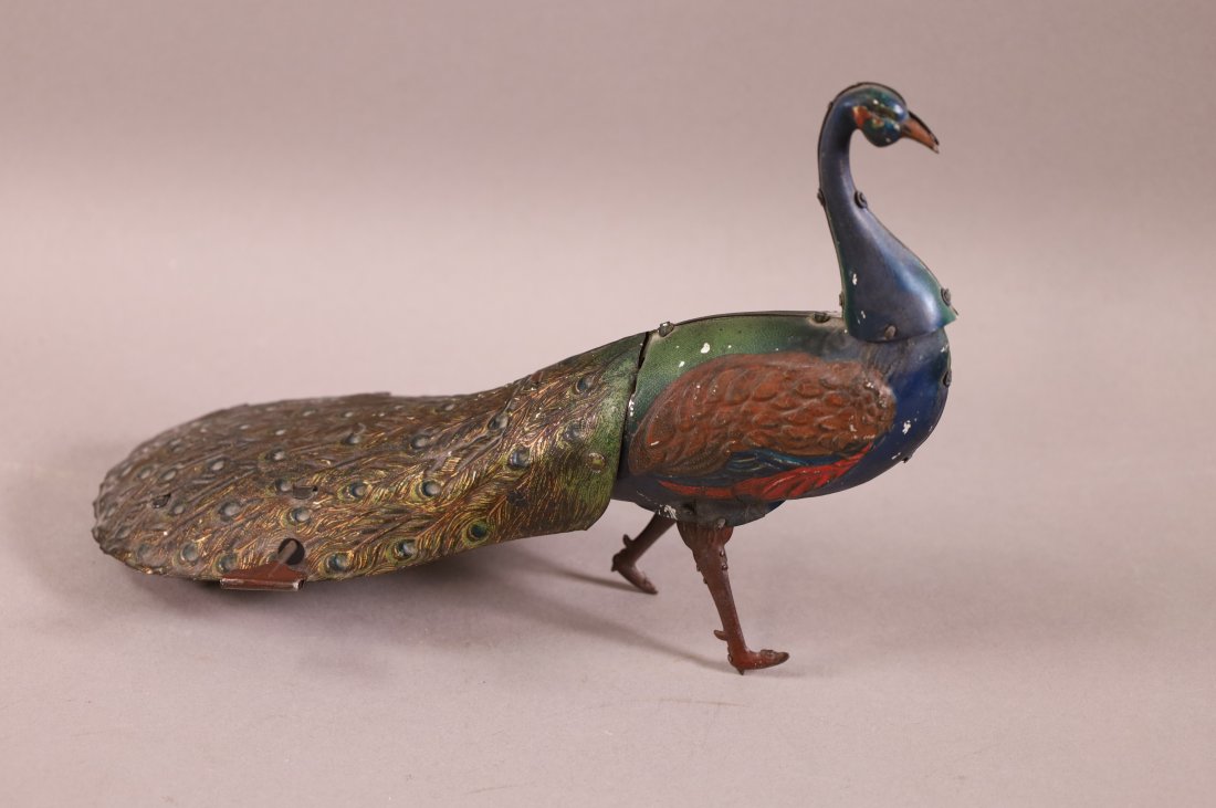 HANS ERBEL TIN WIND UP PAO PAO PEACOCK (1 of 3)