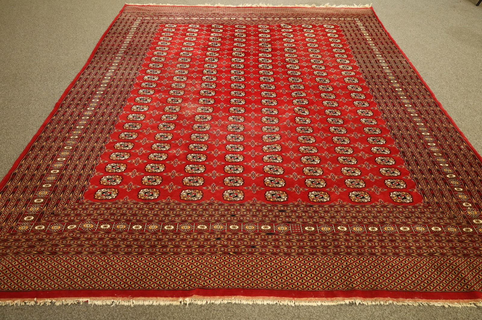 APPROX 11' 2" x 9' 3" HANDMADE WOOL RUG (1 of 7)