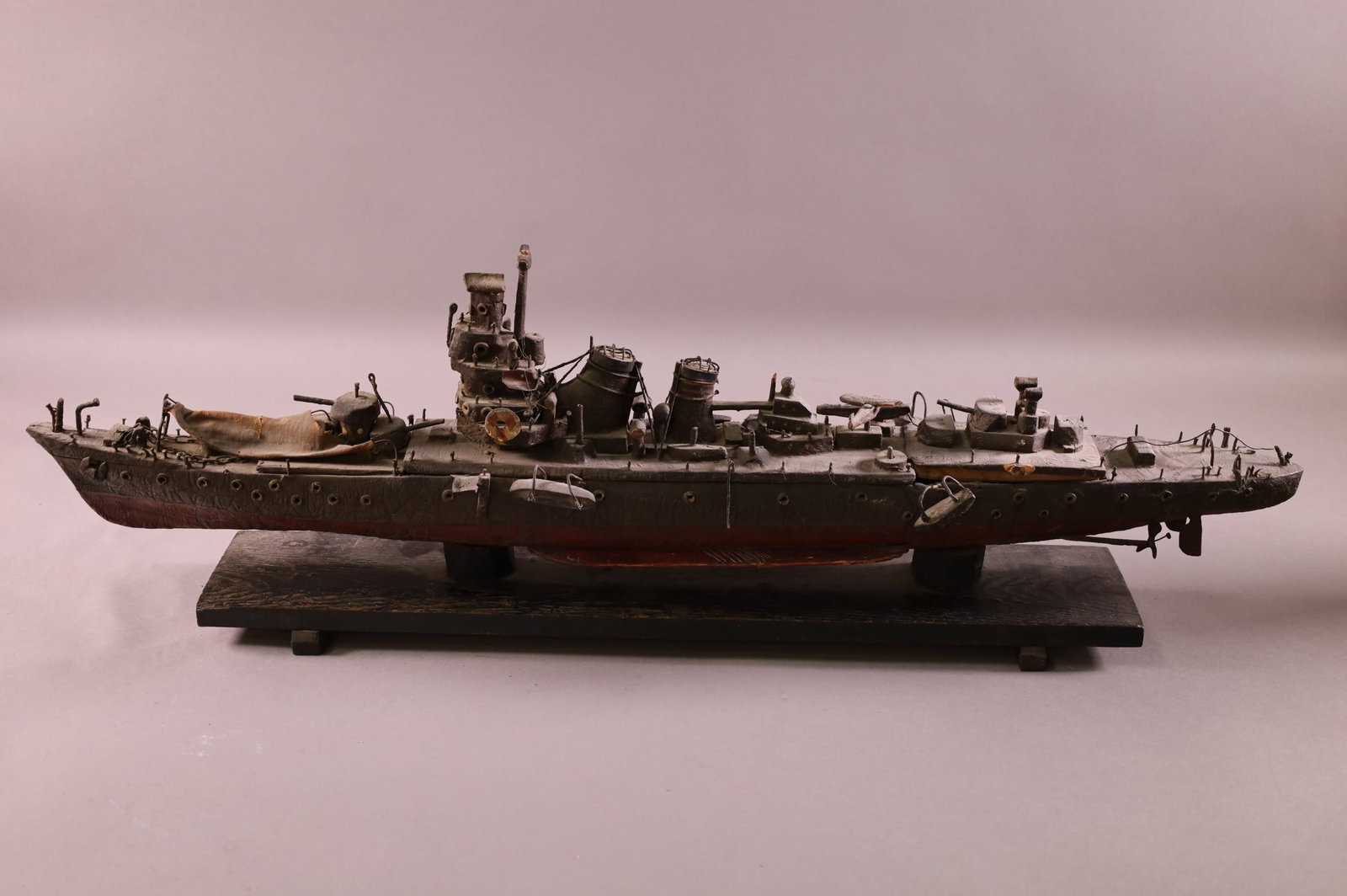 FOLK ART SHIP MODEL (1 of 3)