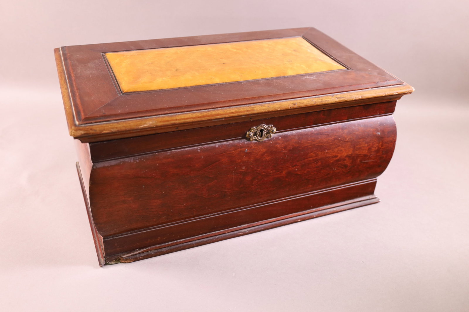 LARGE ANTIQUE SEWING BOX (1 of 6)