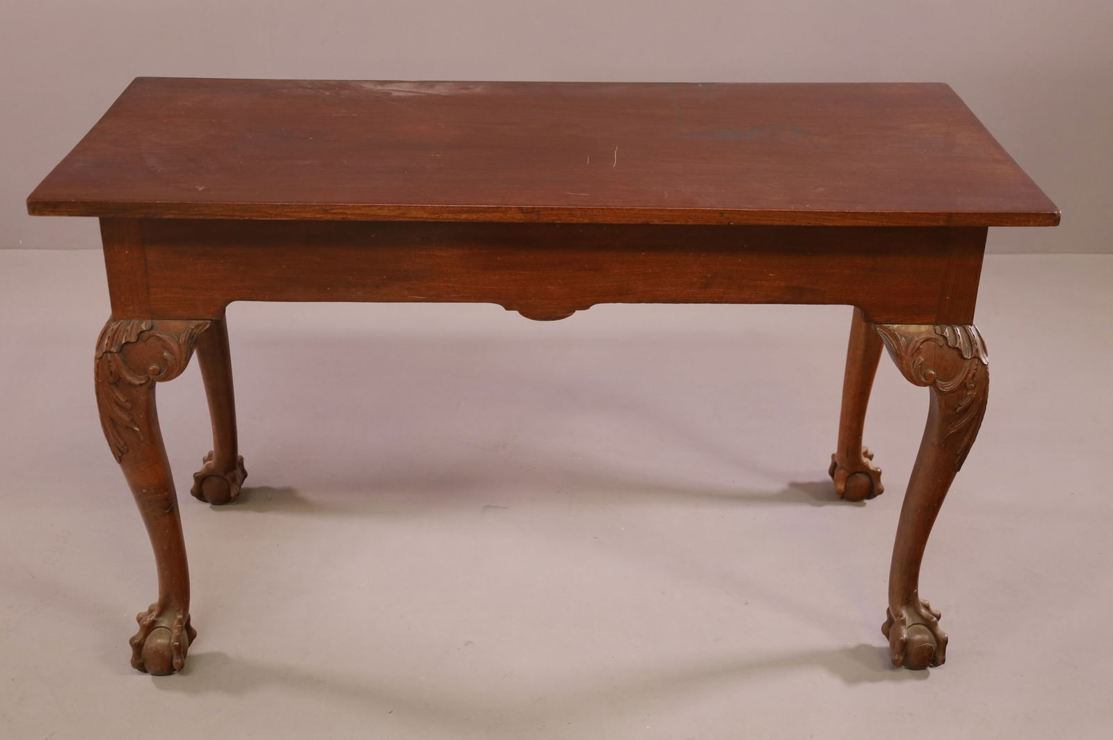 ANTIQUE CARVED HALL TABLE (1 of 4)
