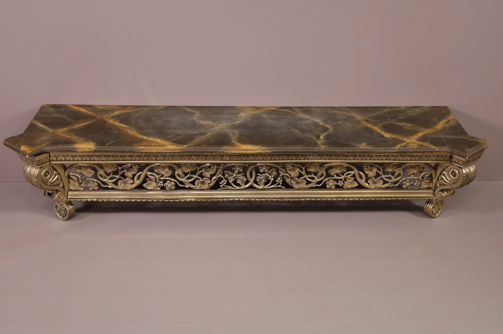 LARGE IRON WALL SHELF (1 of 5)