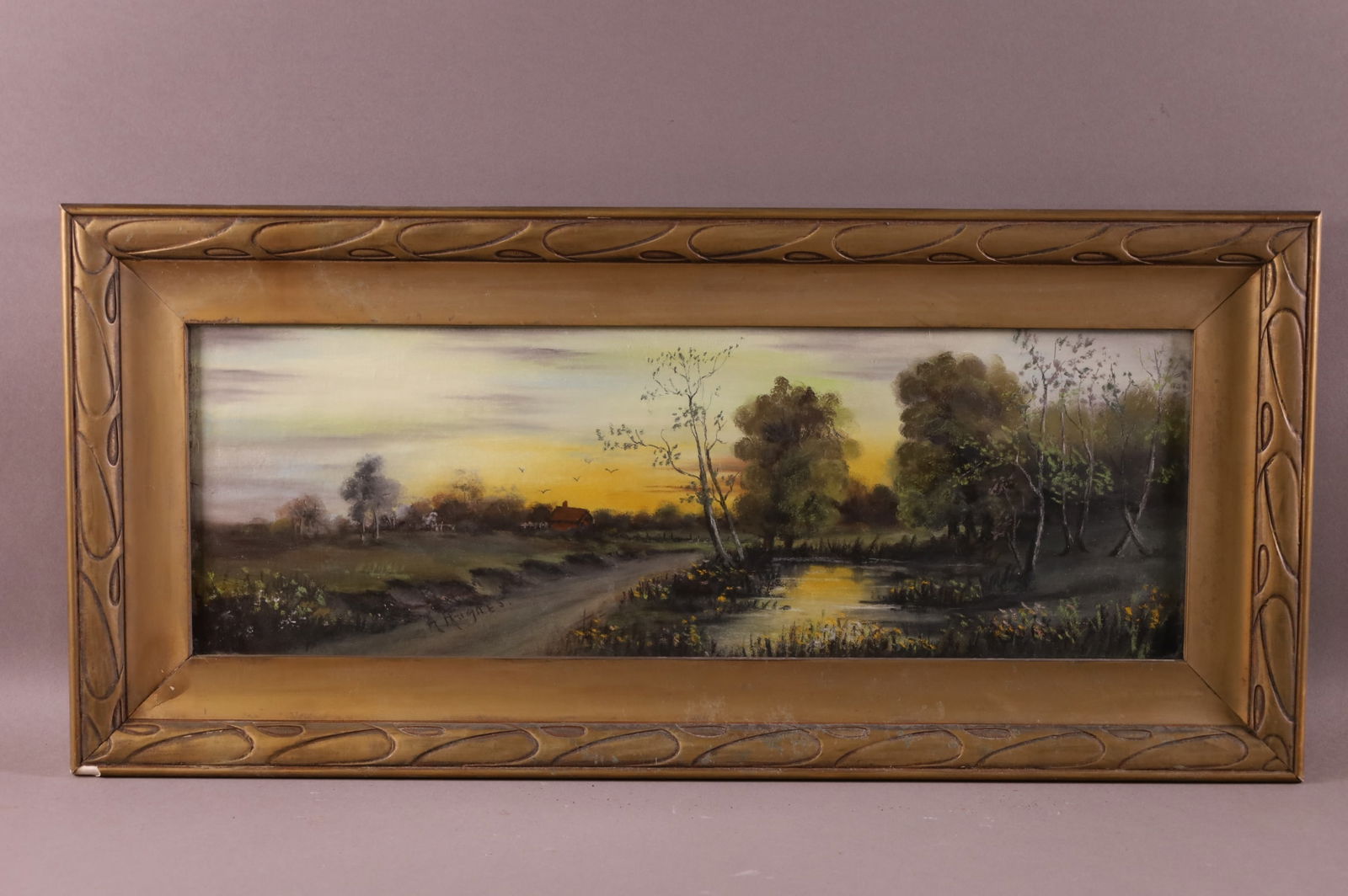 ANTIQUE LANDSCAPE PASTEL (1 of 3)