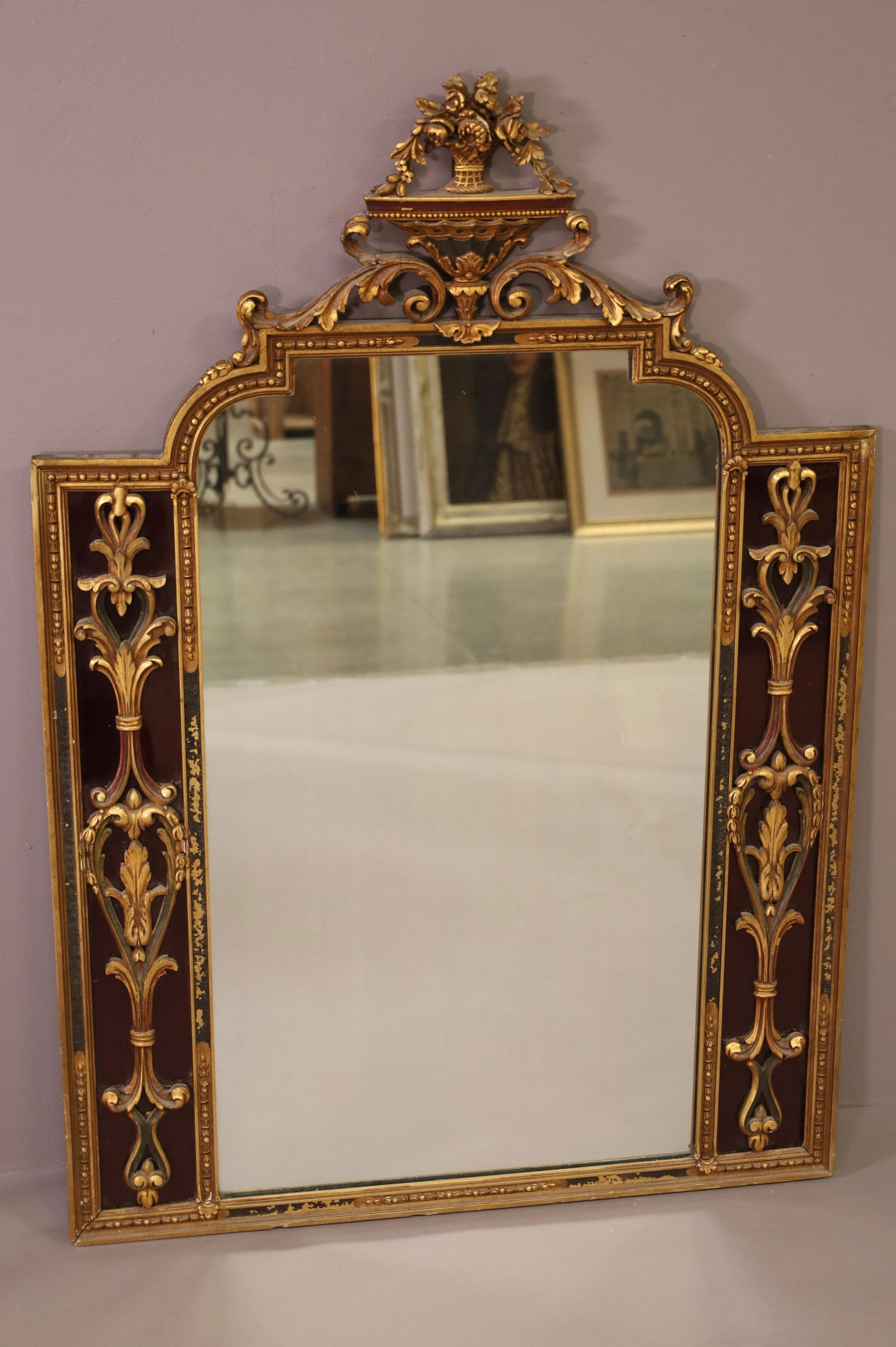 1930'S DECORATIVE WALL MIRROR (1 of 4)