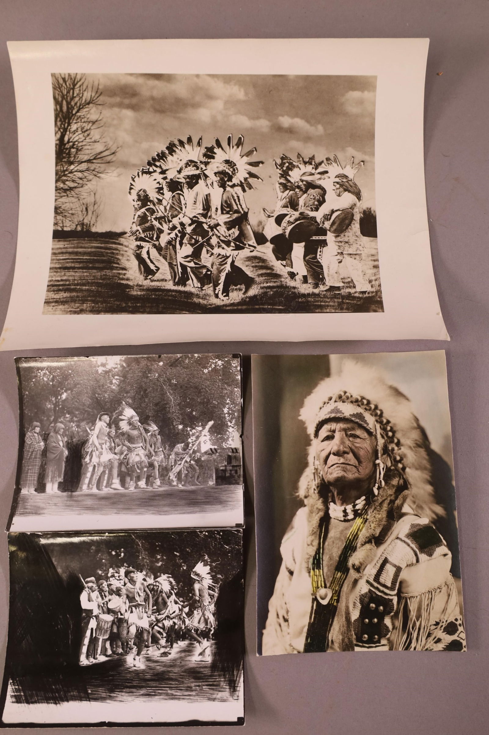 4 NATIVE AMERICAN PHOTOS: PHOTOS BY DONATI