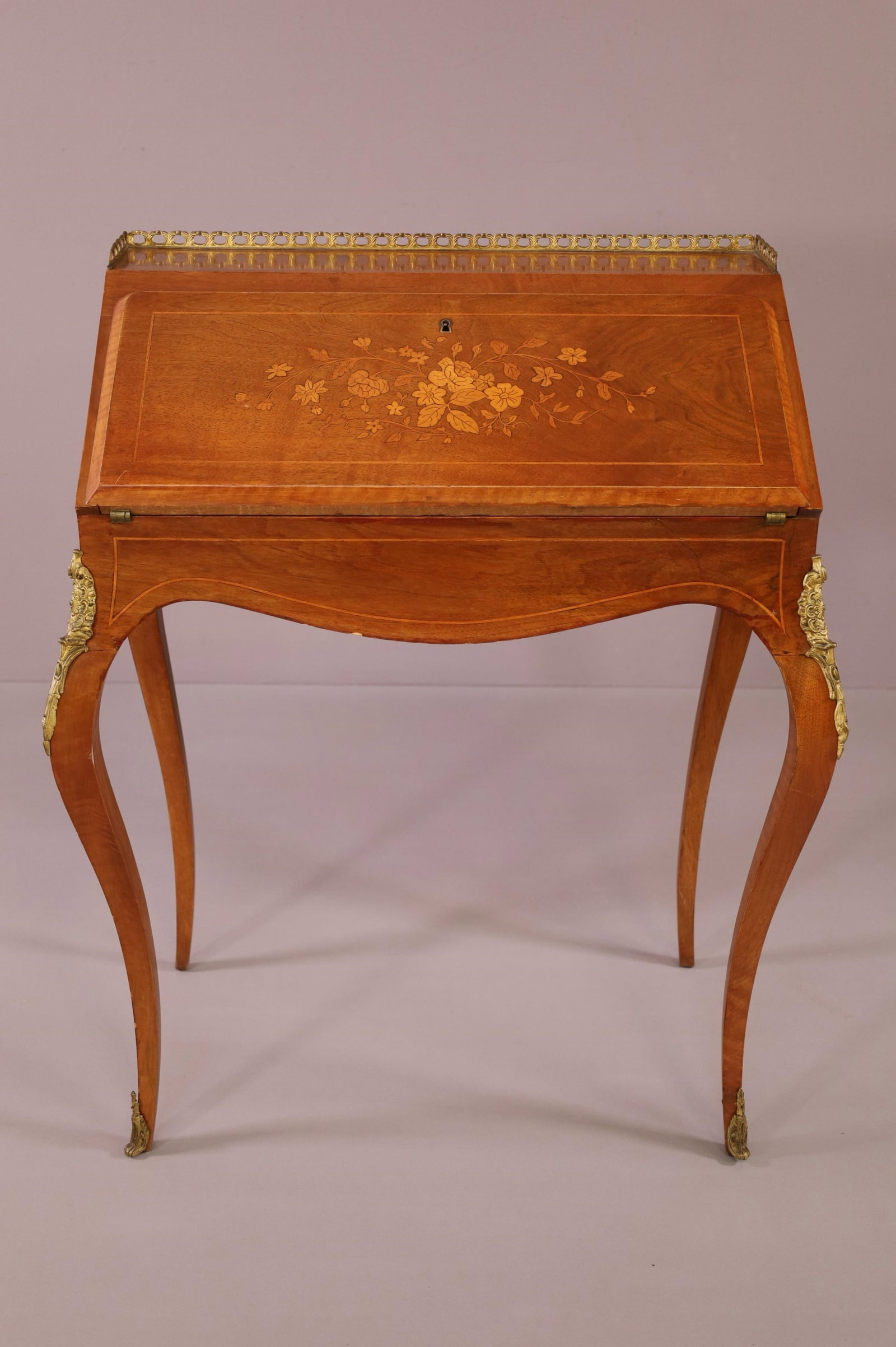 INLAID FRENCH DROP FRONT DESK (1 of 5)