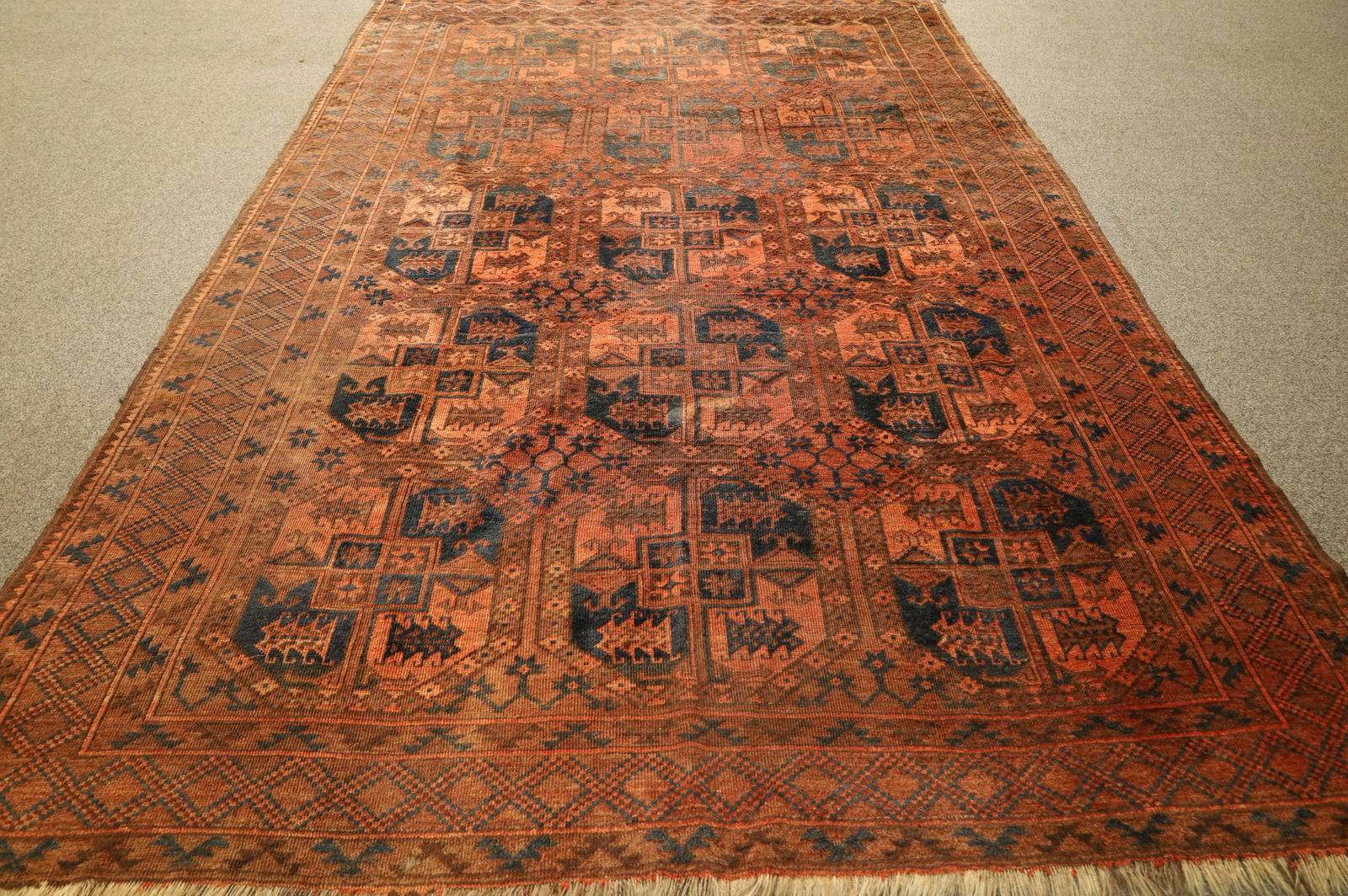 APPROX 11' 3" x 7' 10" HANDMADE WOOL RUG (1 of 6)