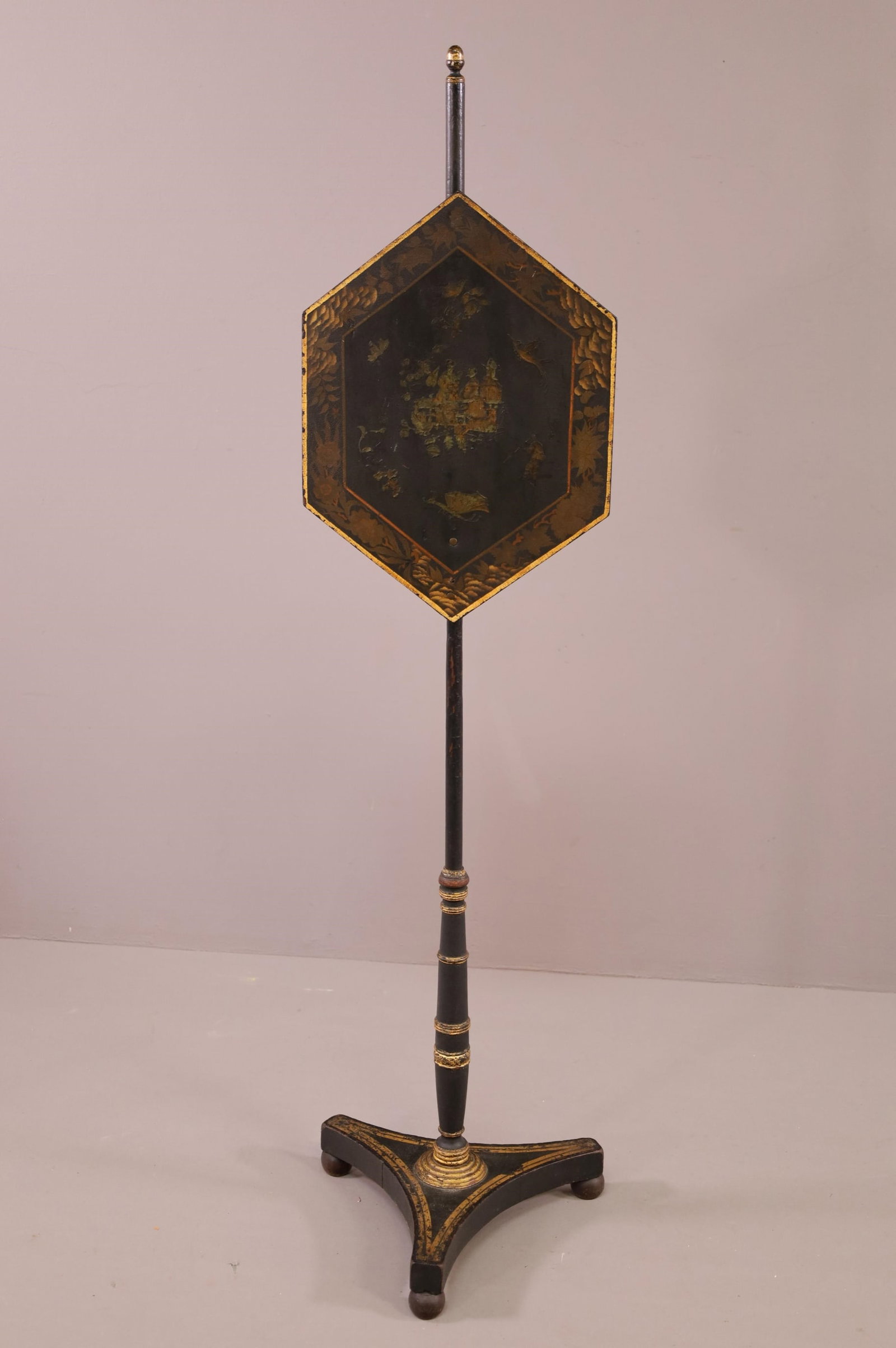 VICTORIAN POLE SCREEN (1 of 4)