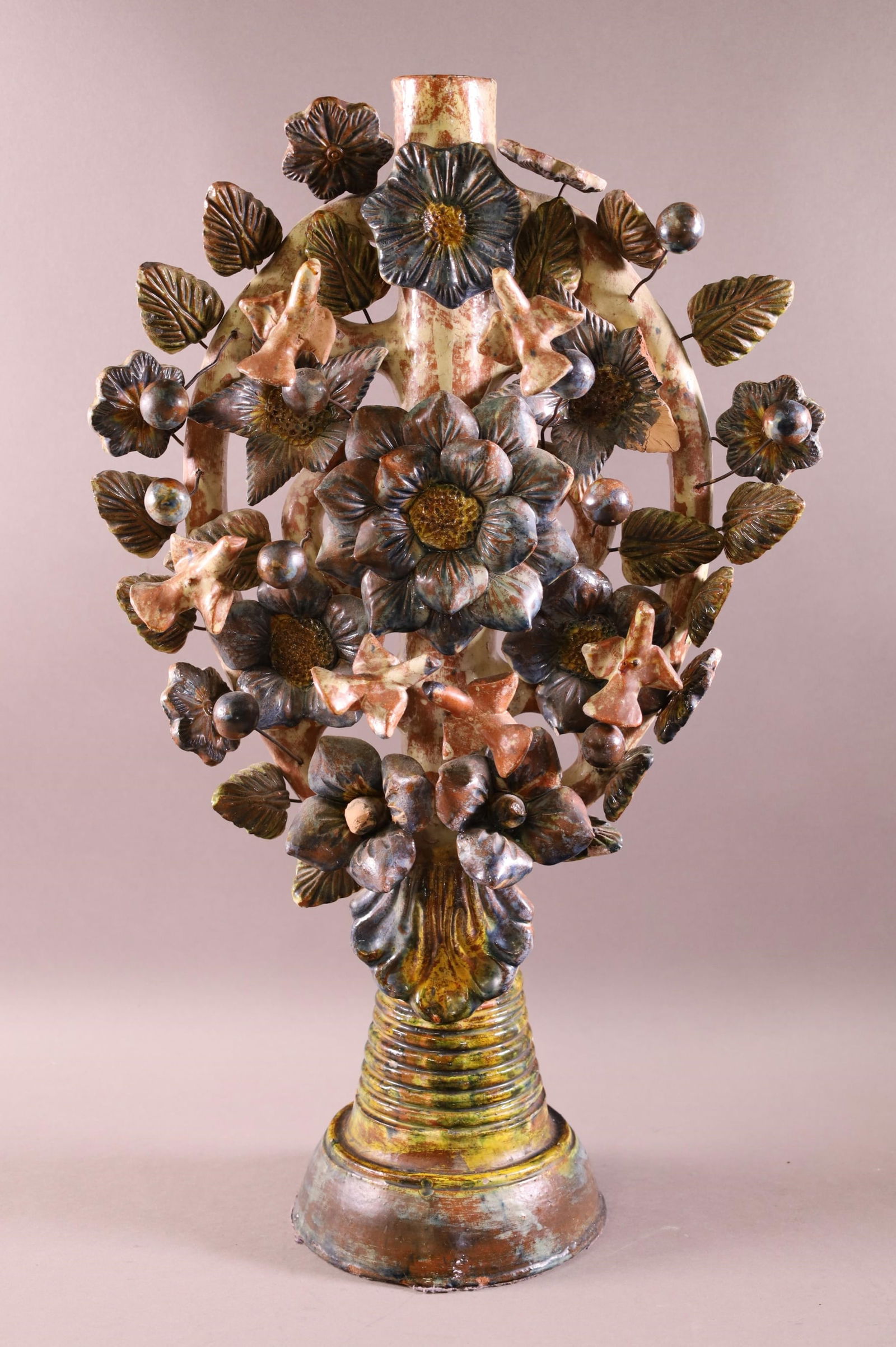 MEXICAN POTTERY TREE OF LIFE (1 of 4)