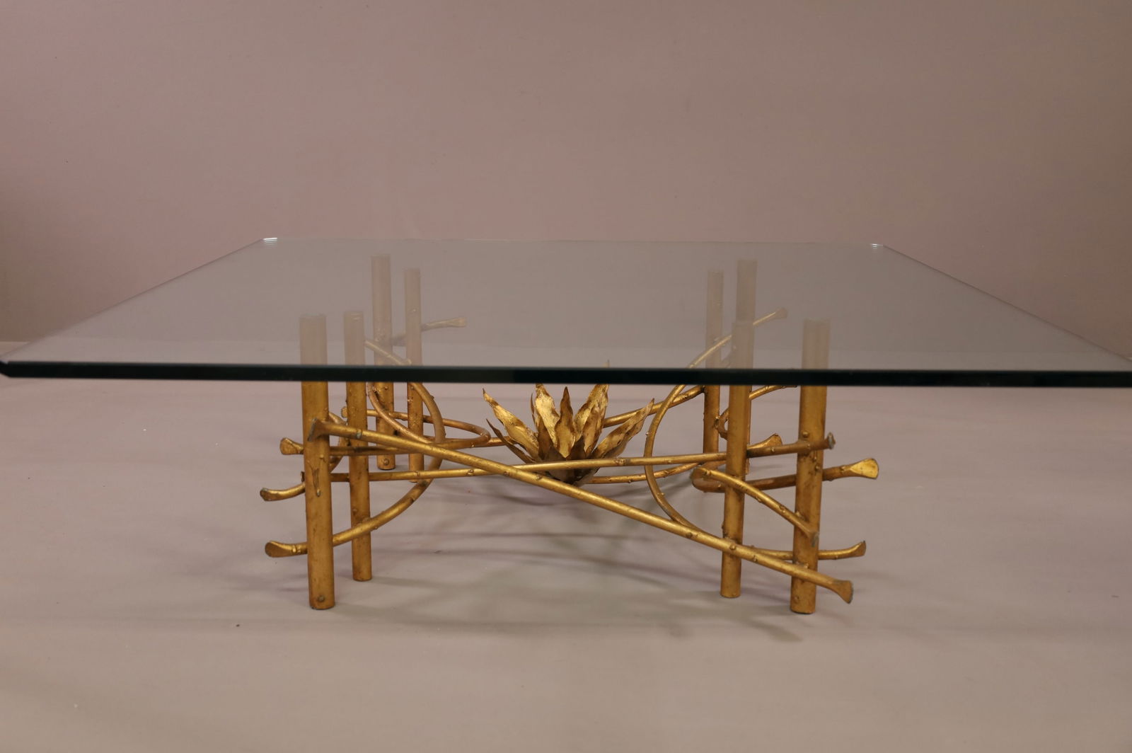 SILAS SEANDEL GLASS TOP TABLE (1 of 4)