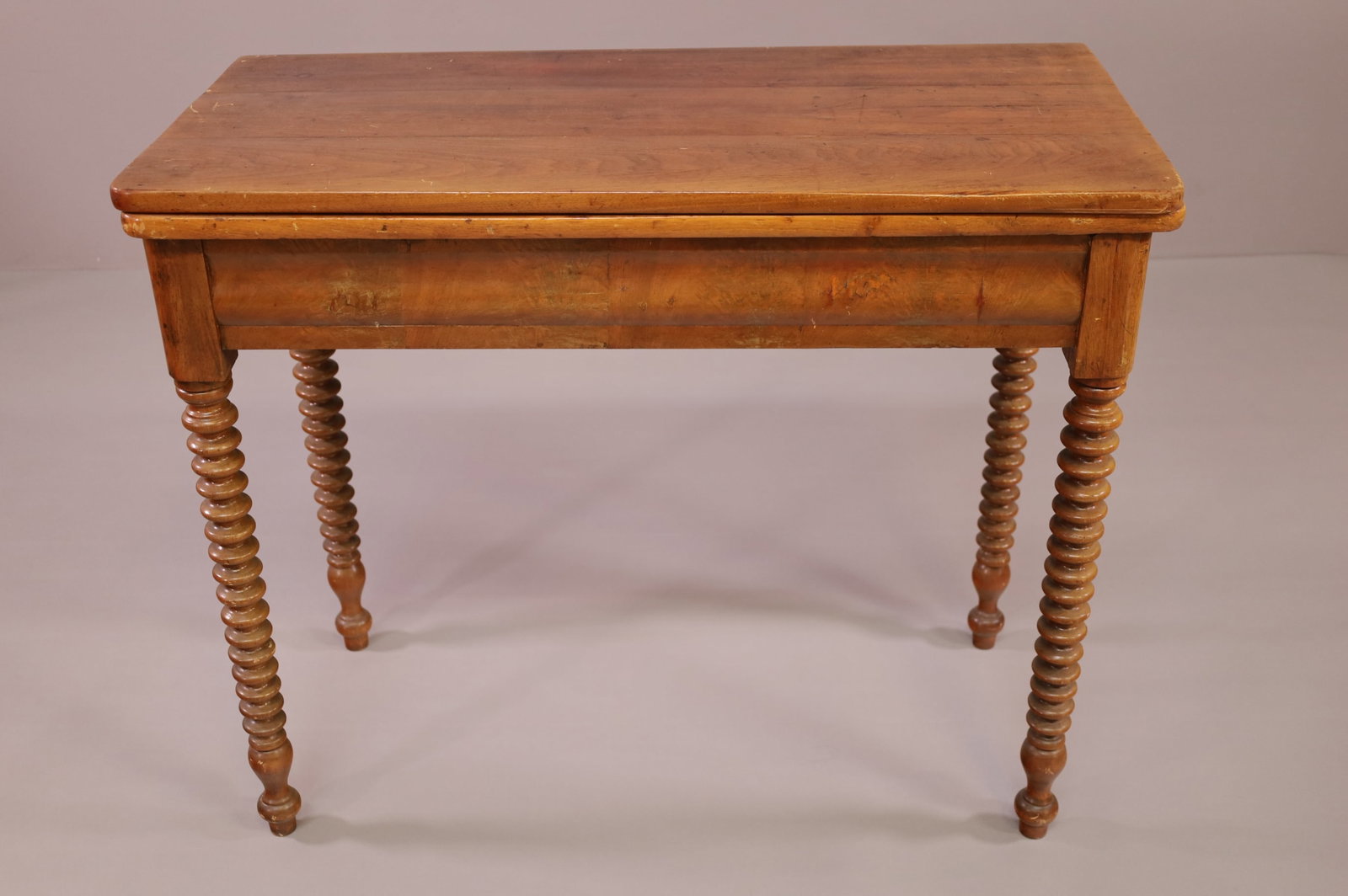 ANTIQUE FLIP TOP HALL TABLE (1 of 2)