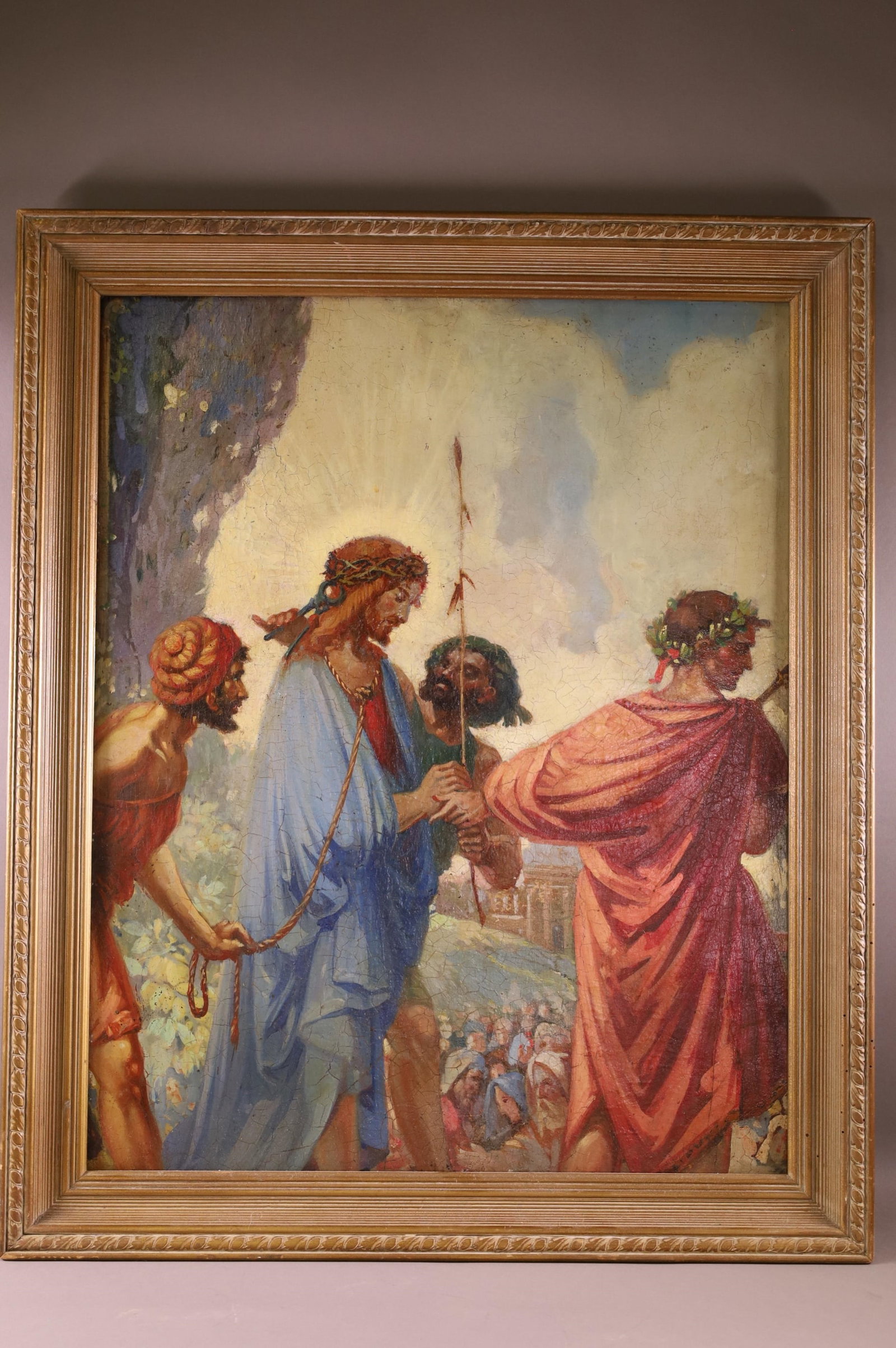 ANTIQUE RELIGIOUS PAINTING (1 of 4)