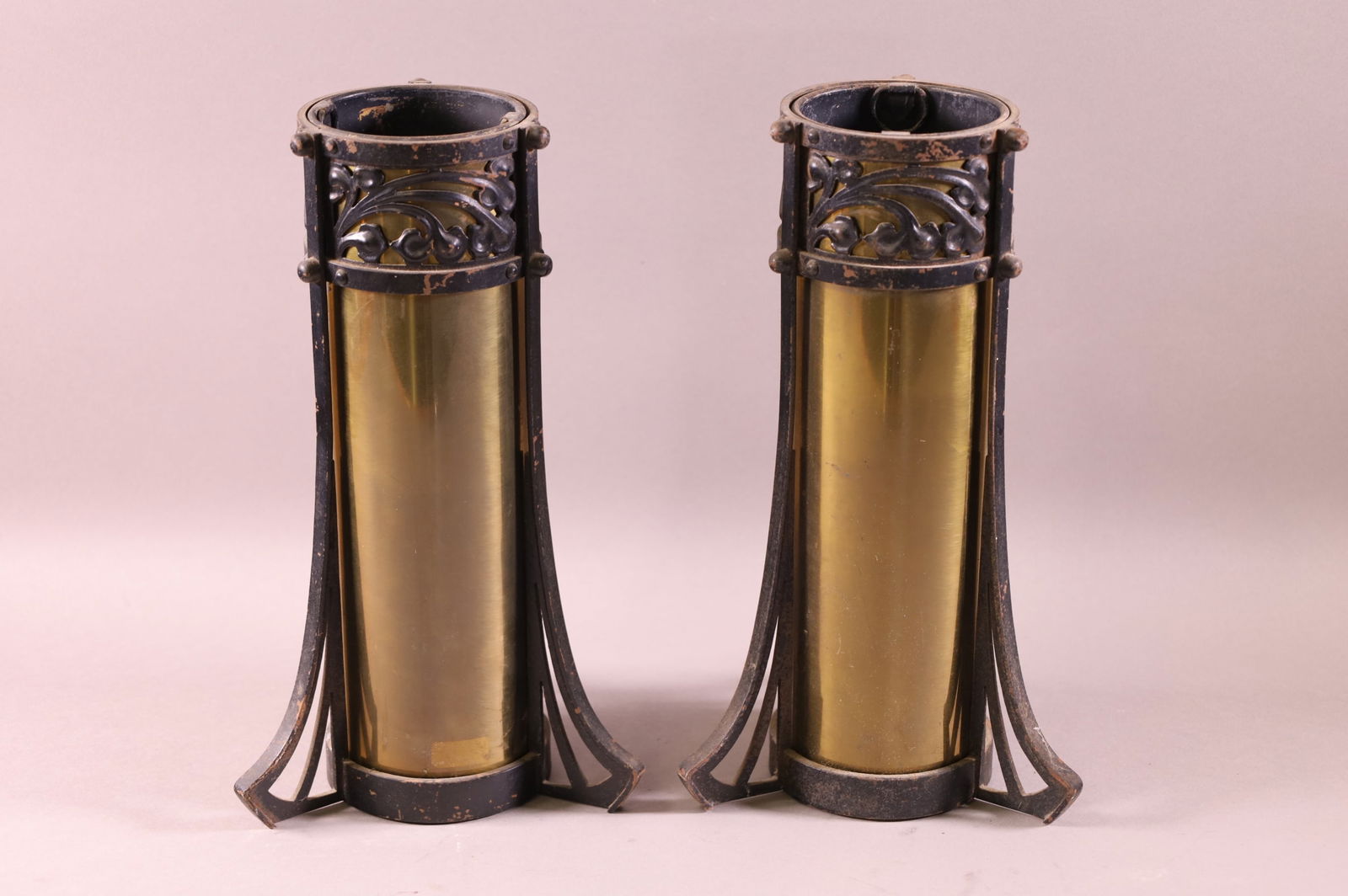 PAIR OF ART NOUVEAU PLANTERS (1 of 2)