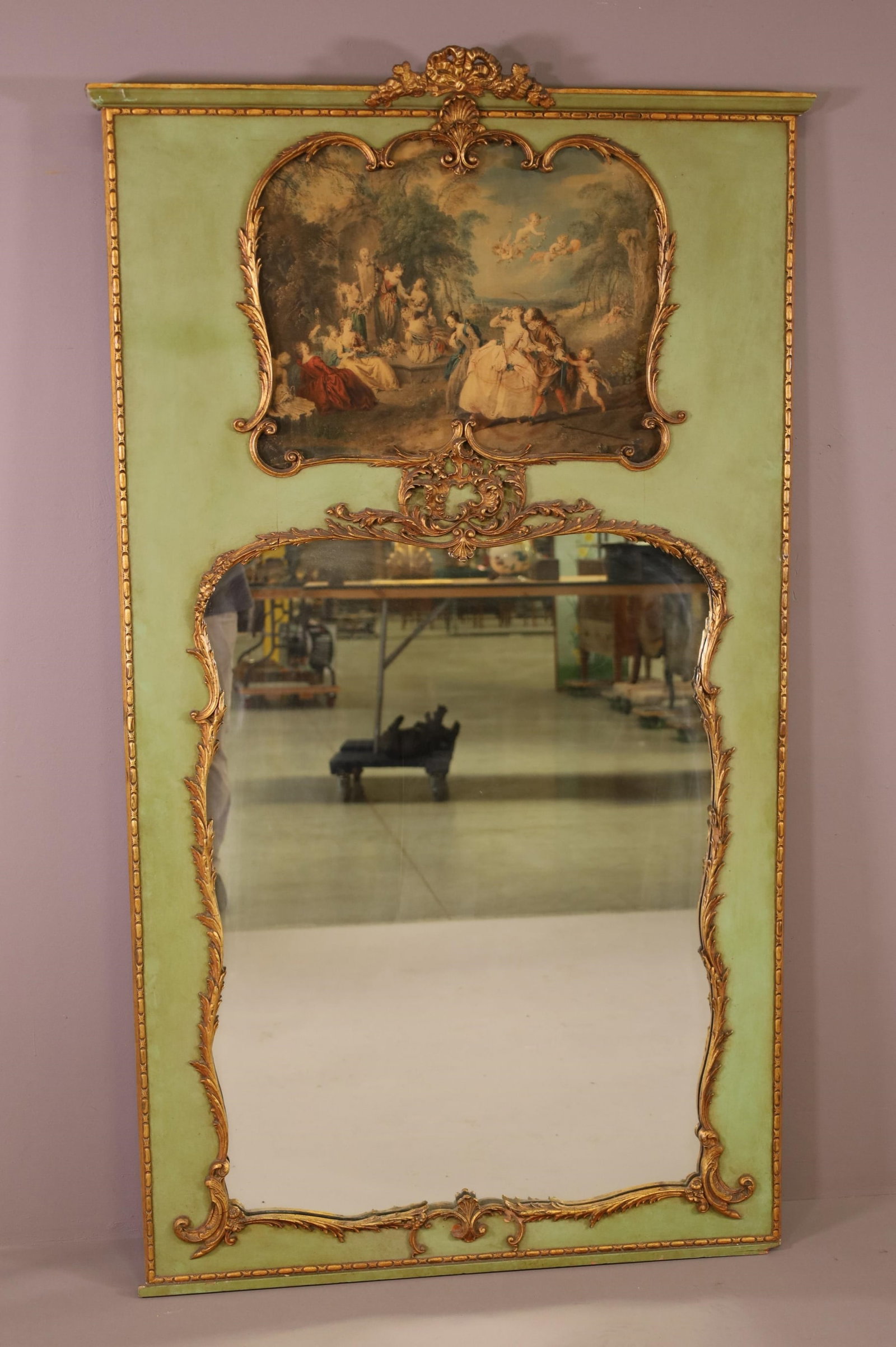 LARGE TRUMEAU MIRROR (1 of 4)