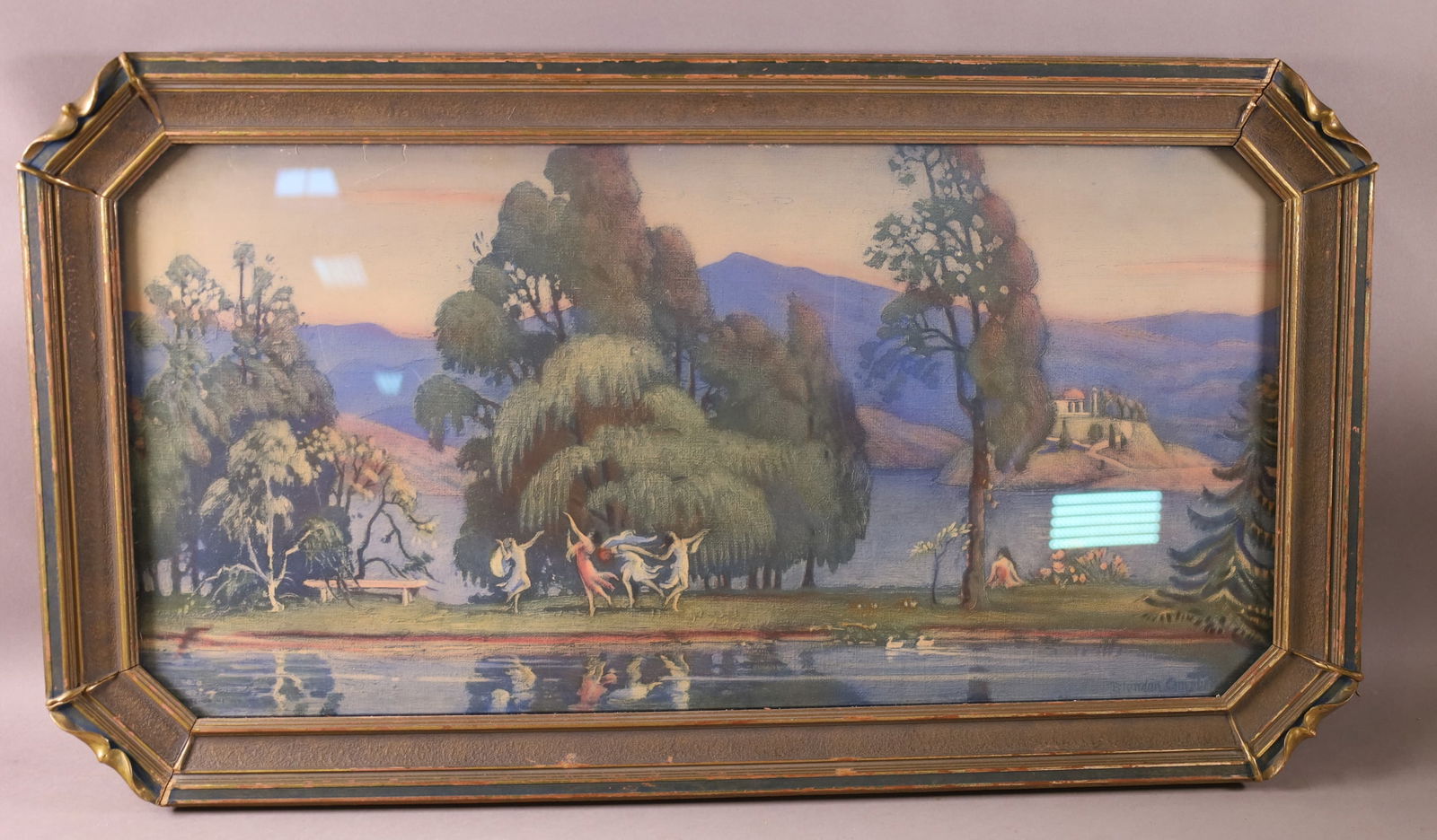 1920'S DANCING NYMPHS PRINT BY BLENDON CAMPBELL (1 of 4)