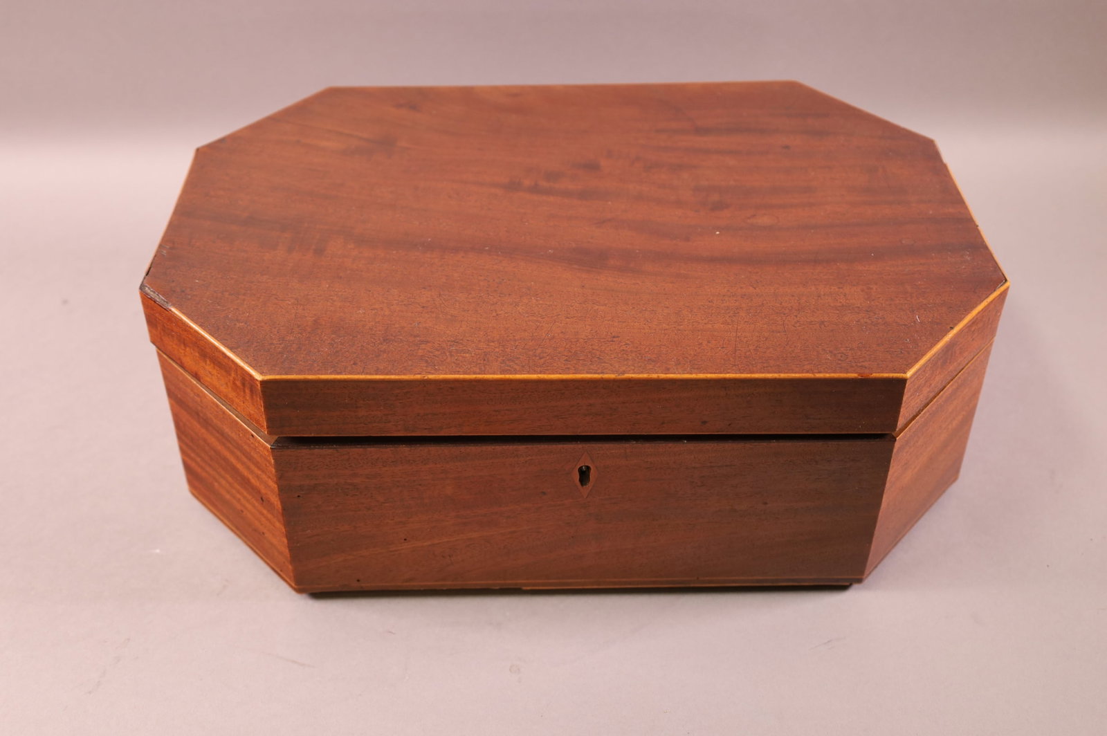 ANTIQUE MAHOGANY DOCUMENT BOX (1 of 3)