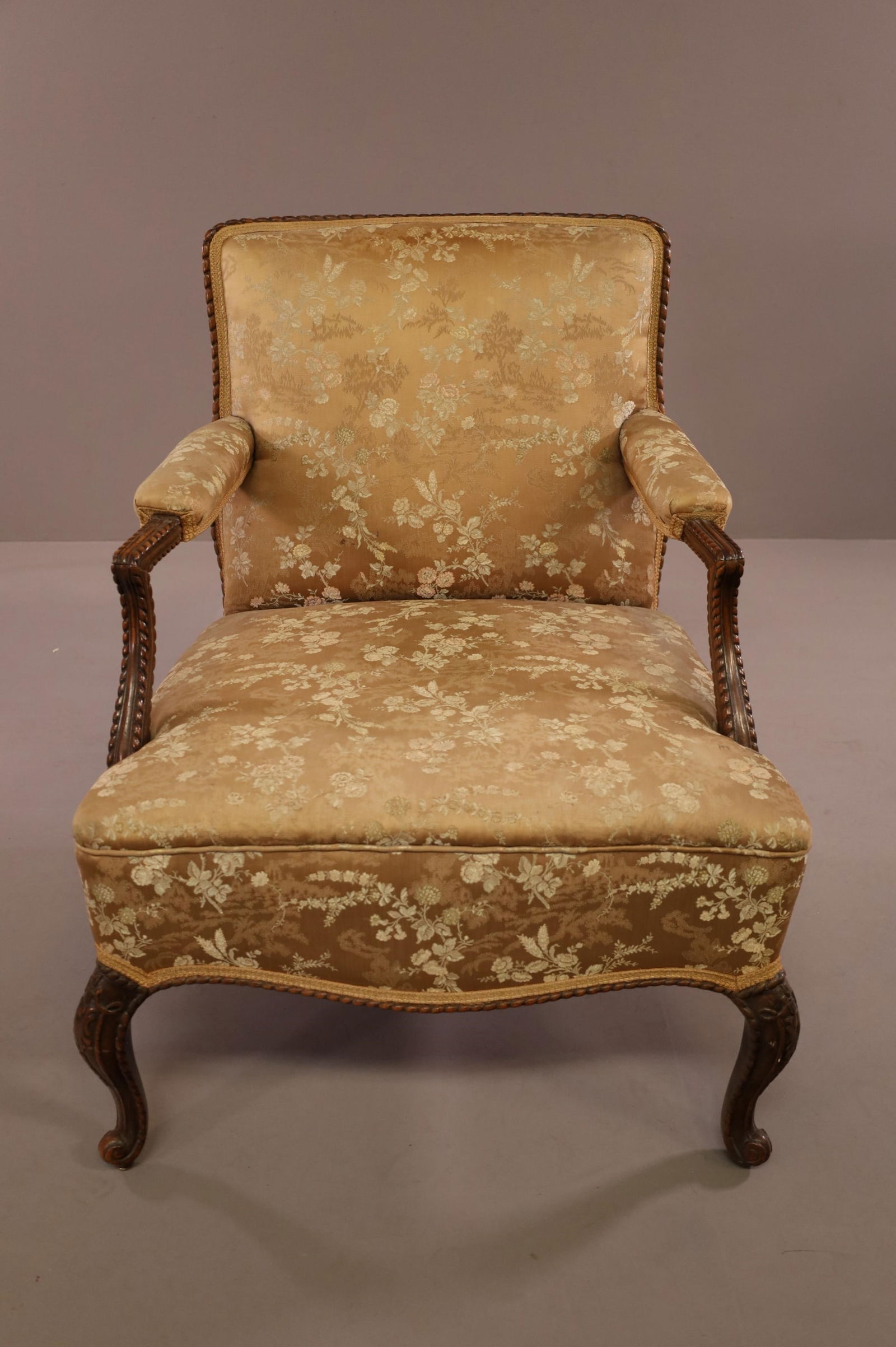 ANTIQUE FRENCH STYLE PARLOR CHAIR (1 of 5)